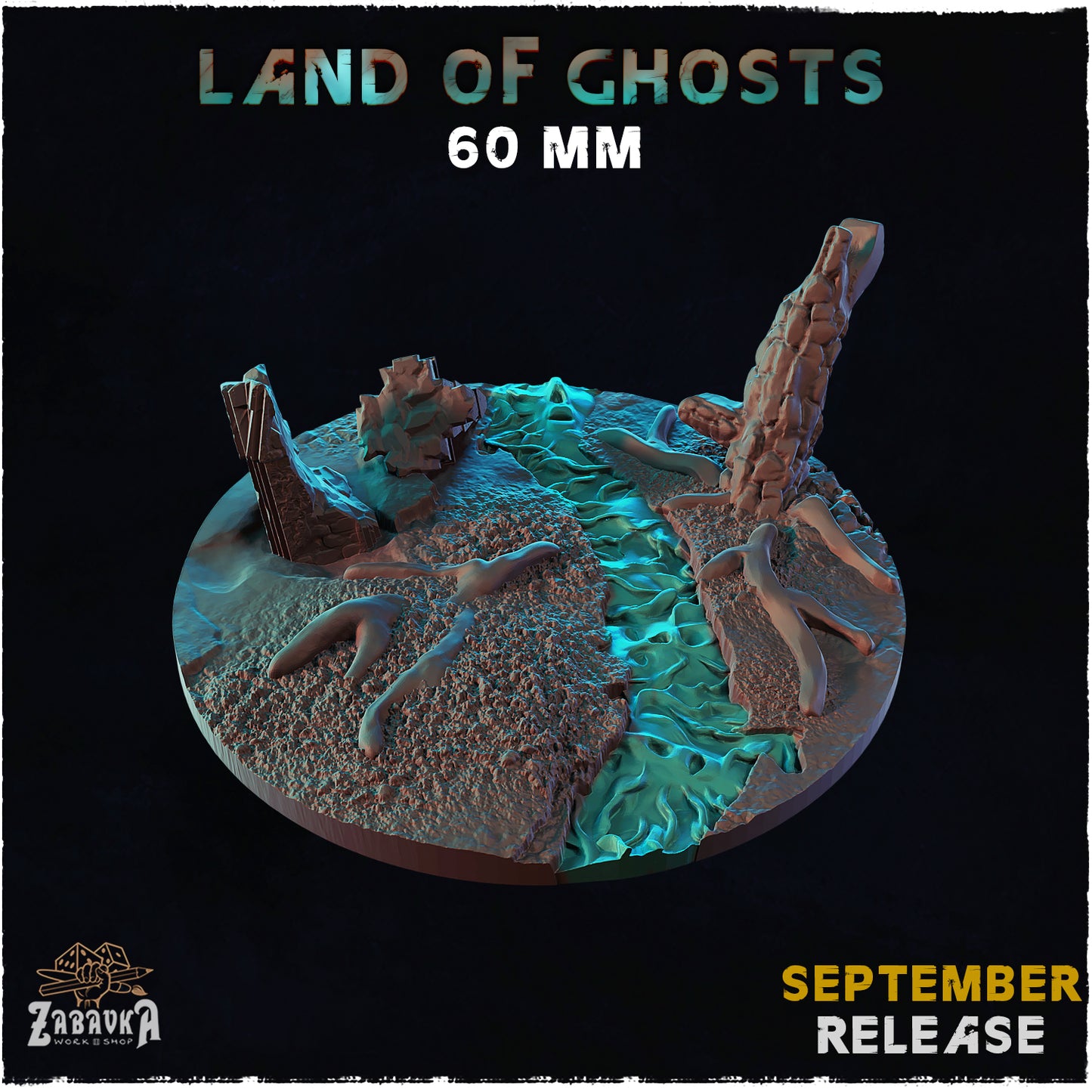 BASES - Land of Ghosts - themed bases for wargames and tabletop
