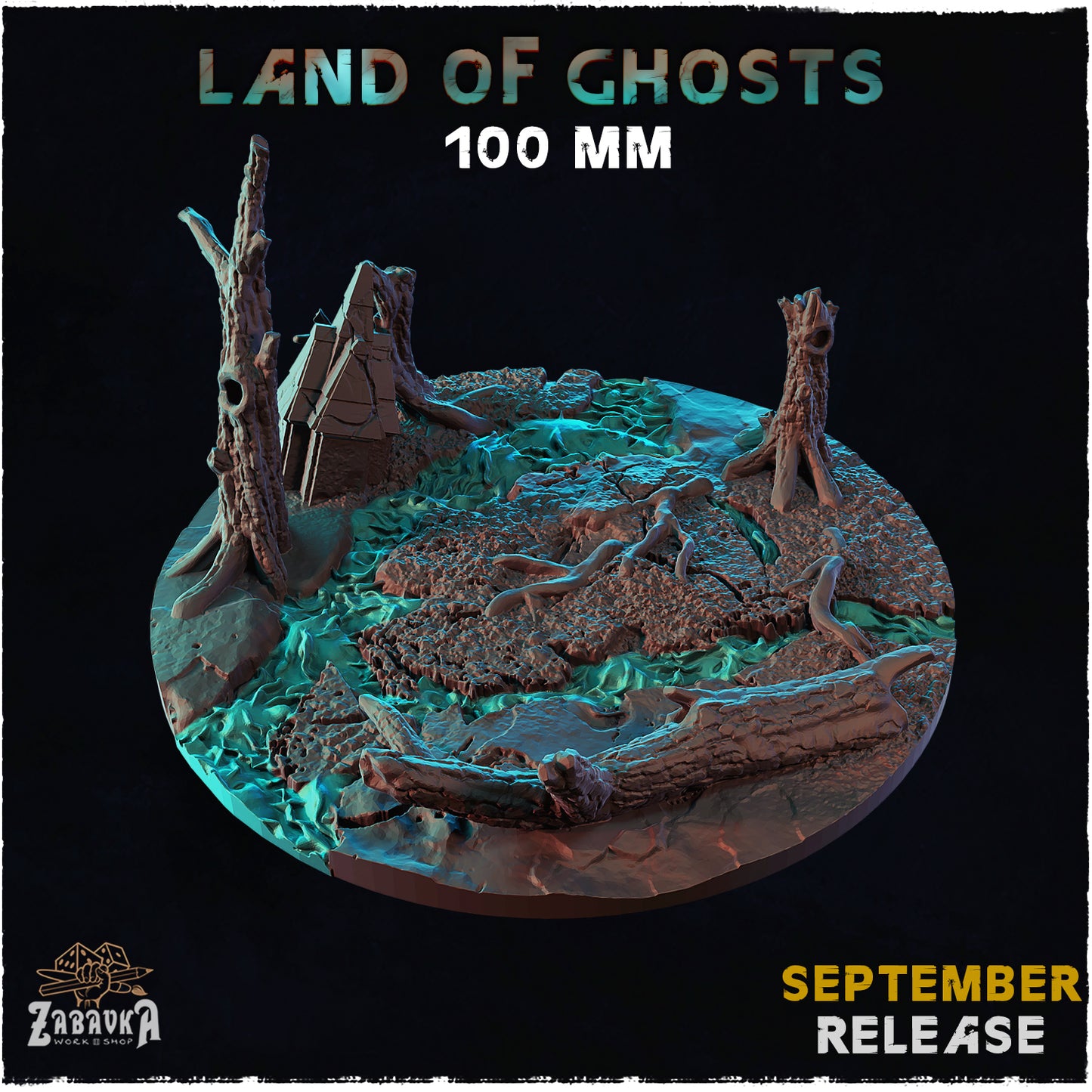 BASES - Land of Ghosts - themed bases for wargames and tabletop