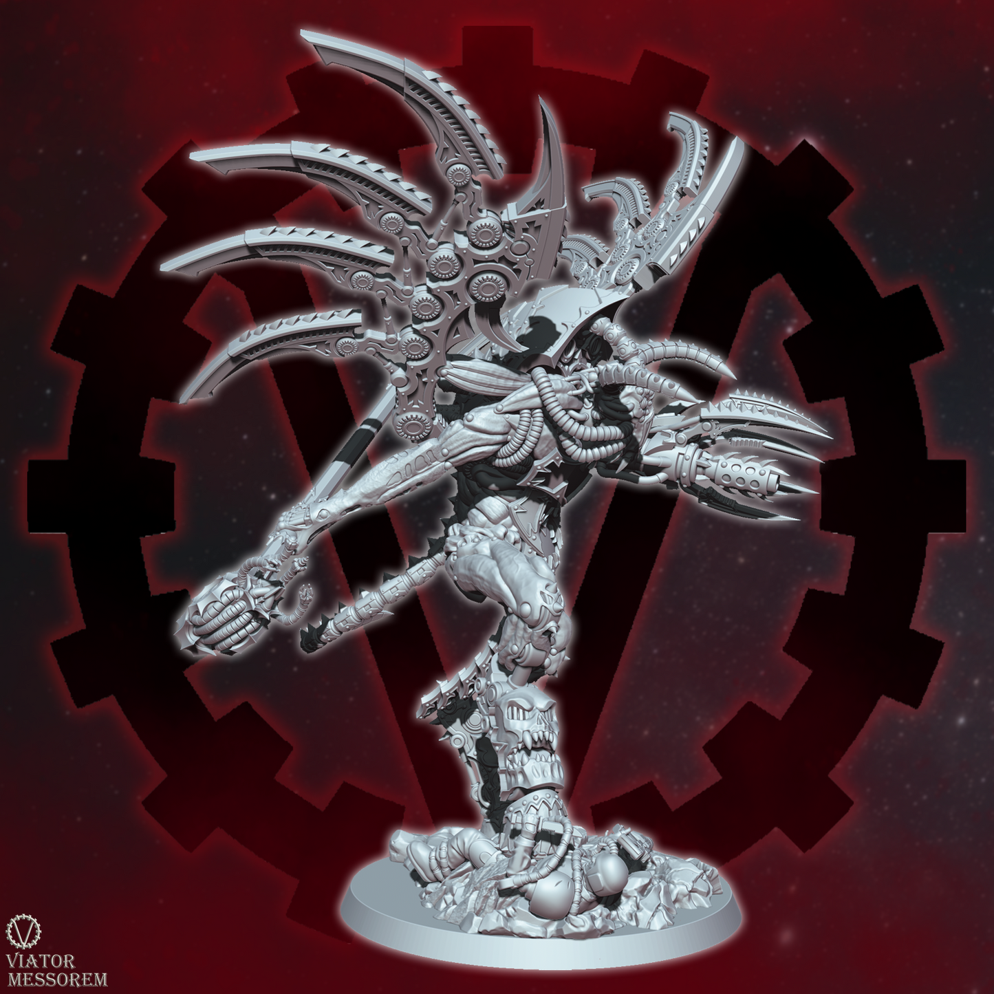 40KDM - Angstmorn Demon Lord Proxy for Grimdark Future