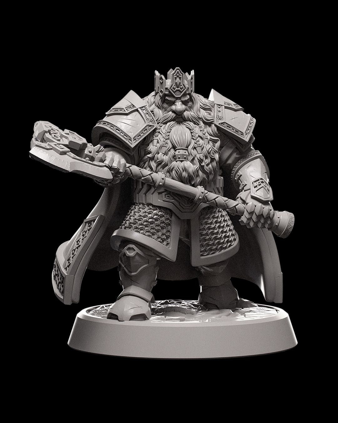 DNDIF - Dwarven King - Male Dwarf - Ice and Fire