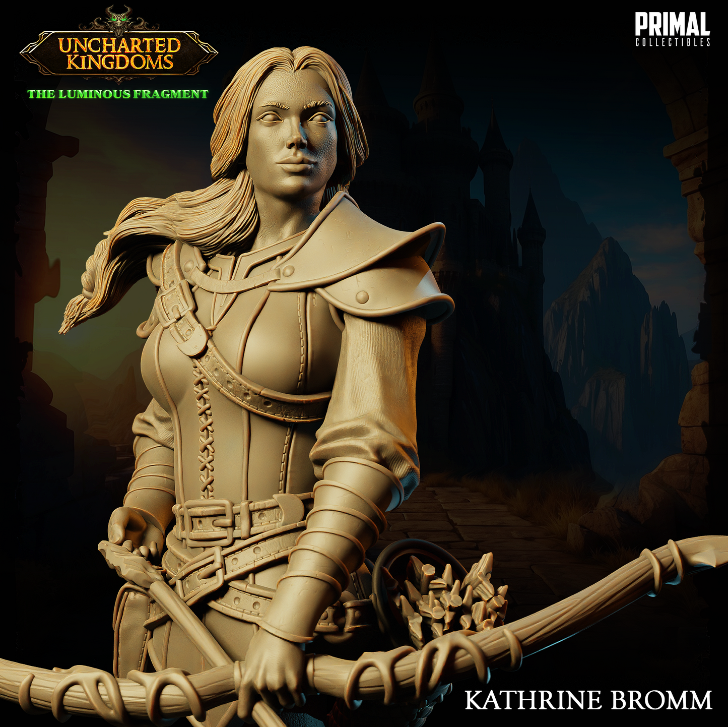 DNDUK - Young Catti-Brie - Kathrine Bromm - Female Human Archer miniature