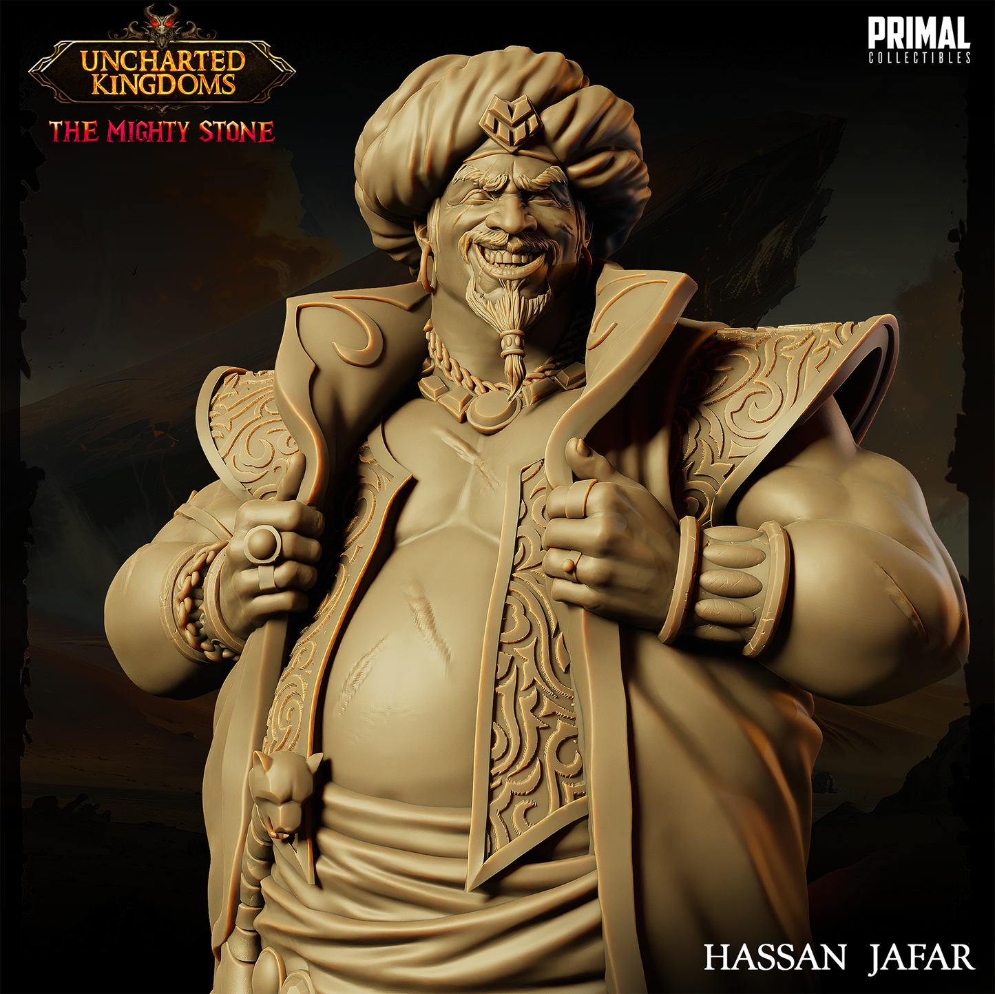 DNDUK - Pasha Pook - Hassan Jafar - Male Human Guildmaster miniature