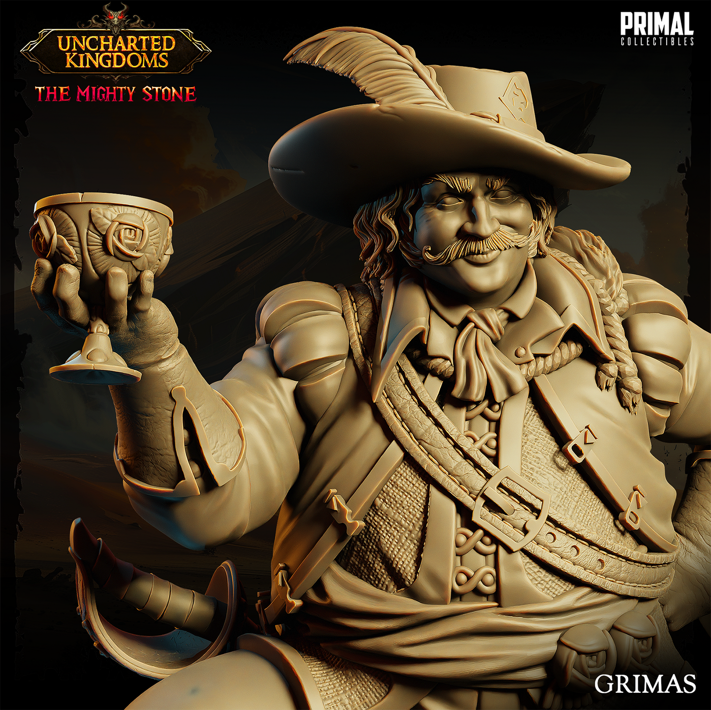 DNDUK - Mirt The Moneylender - Mertonius - Male Human Rogue miniature