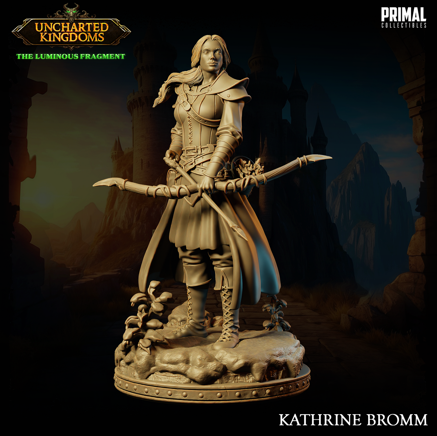 DNDUK - Young Catti-Brie - Kathrine Bromm - Female Human Archer miniature