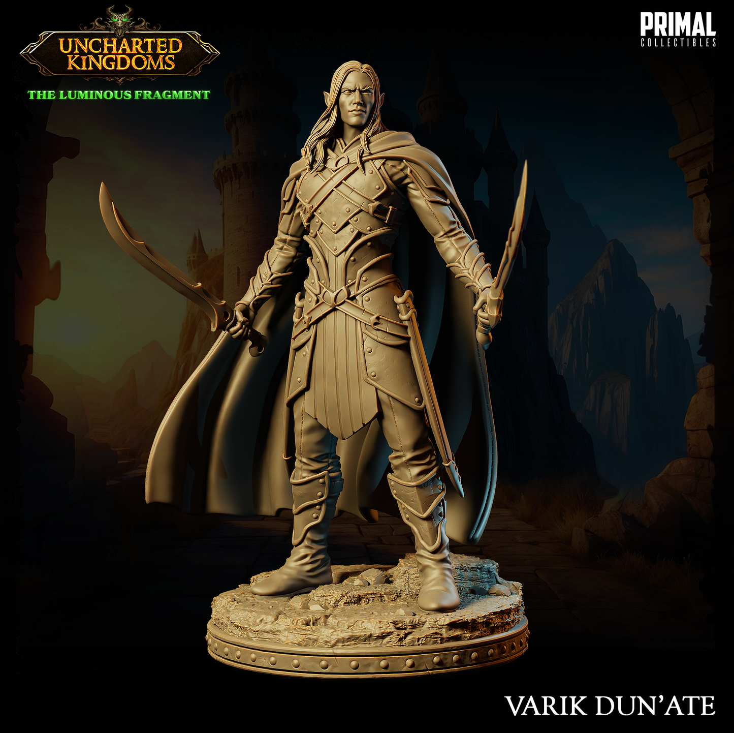 DNDUK - Drizzt Do Urden - Varik Dun Ate - Male Drow Dark Elf miniature