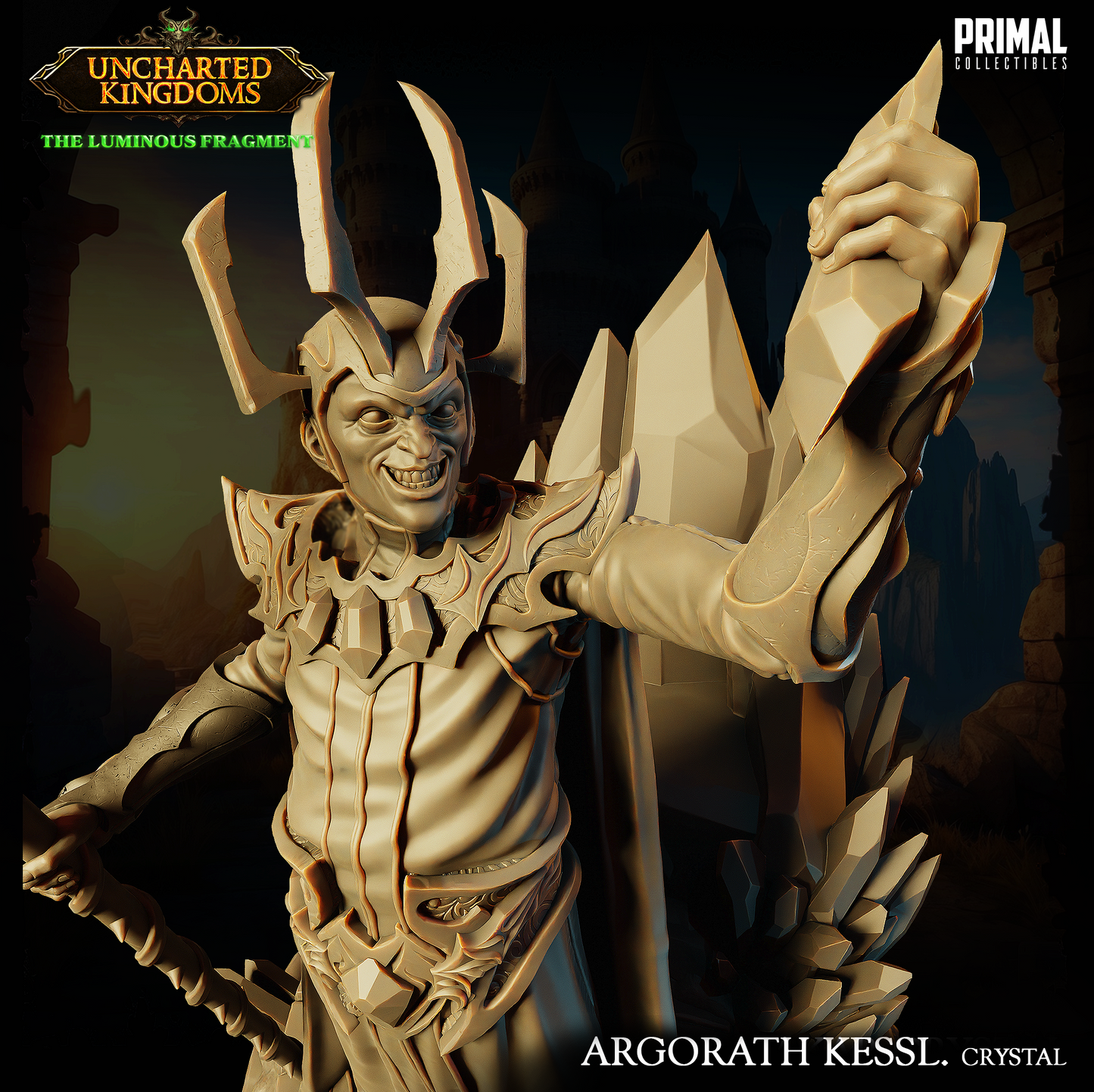 DNDUK - Akar Kessell Empowered - Argorath Kessl - Male Dark Wizard miniature