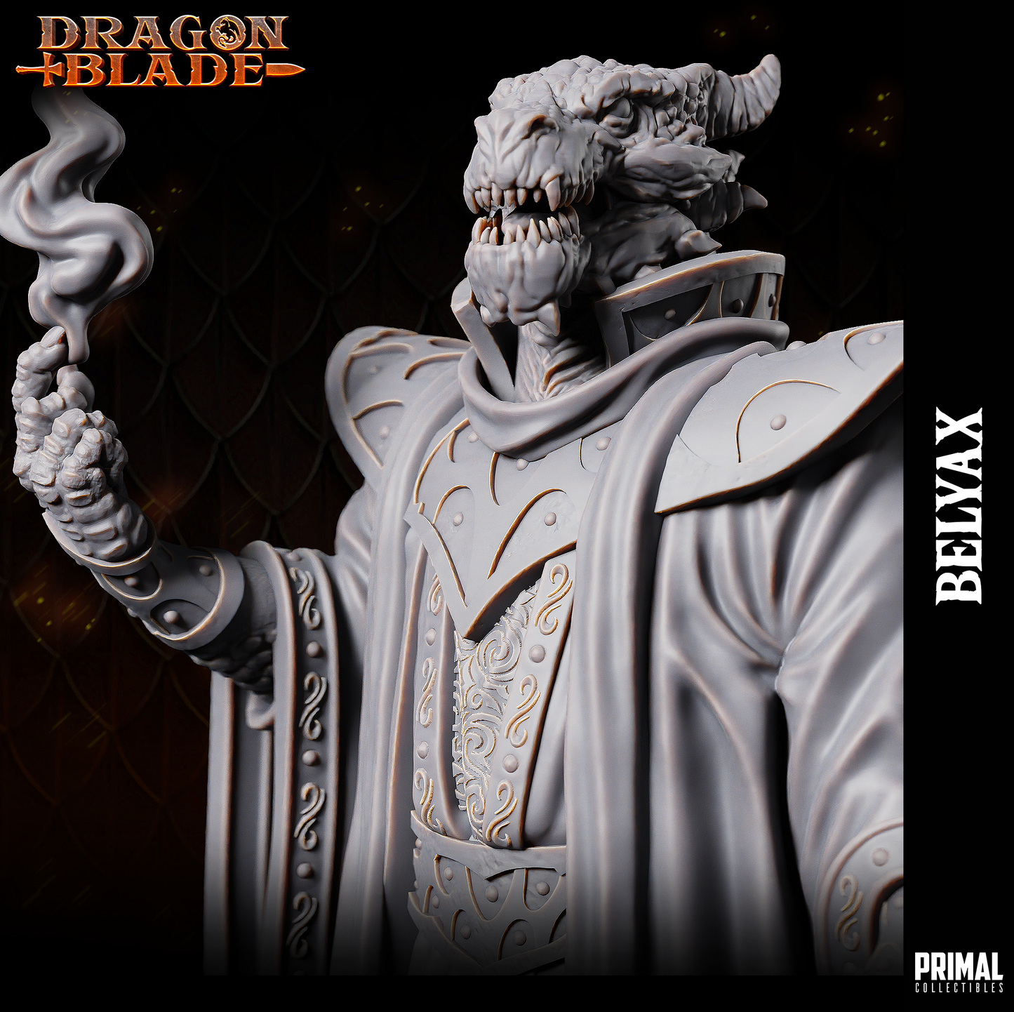 DNDDGL - Belyax - Aurak Draconian Spellcaster - DRAGONBLADE