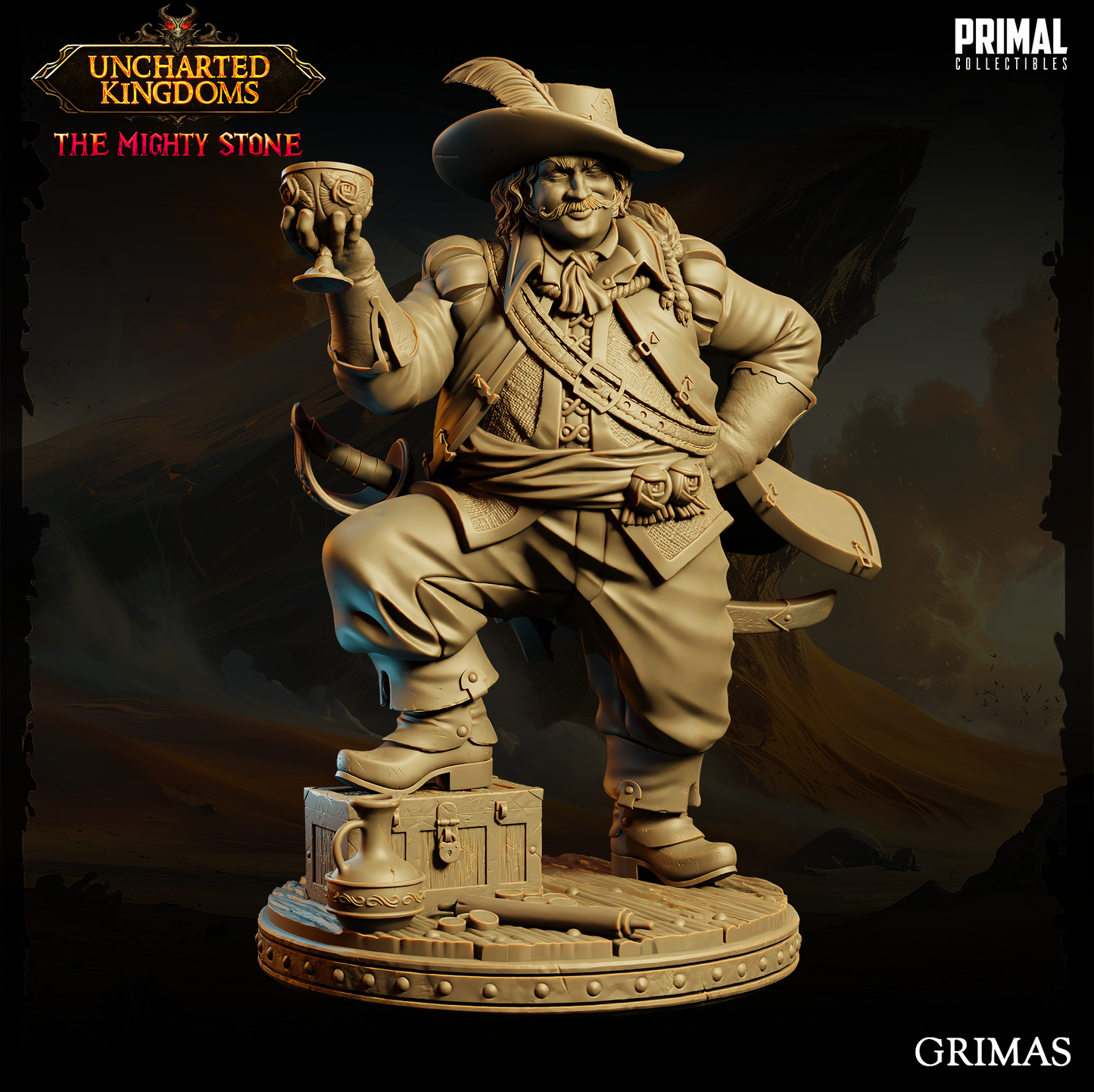 DNDUK - Mirt The Moneylender - Mertonius - Male Human Rogue miniature