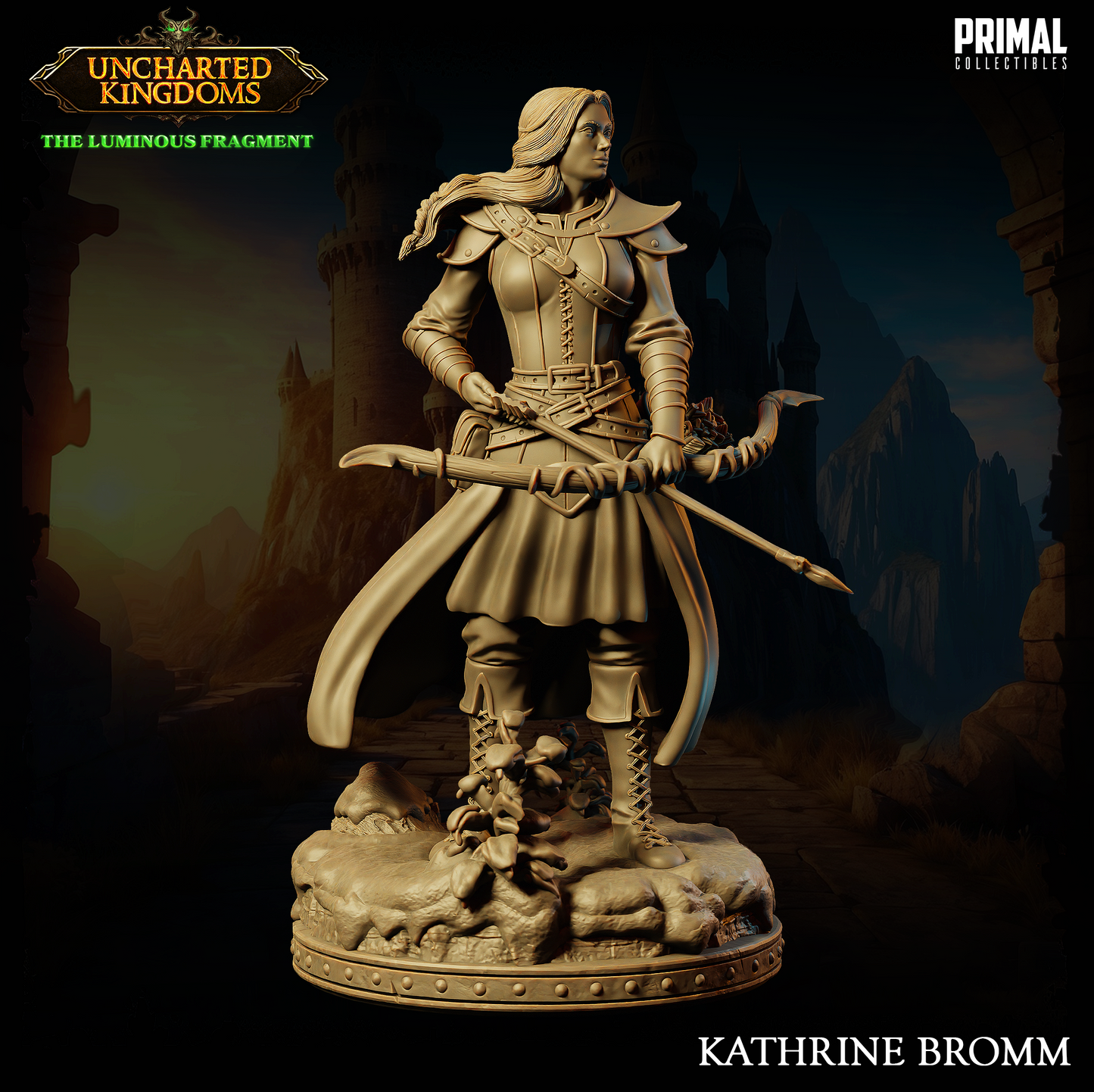 DNDUK - Young Catti-Brie - Kathrine Bromm - Female Human Archer miniature