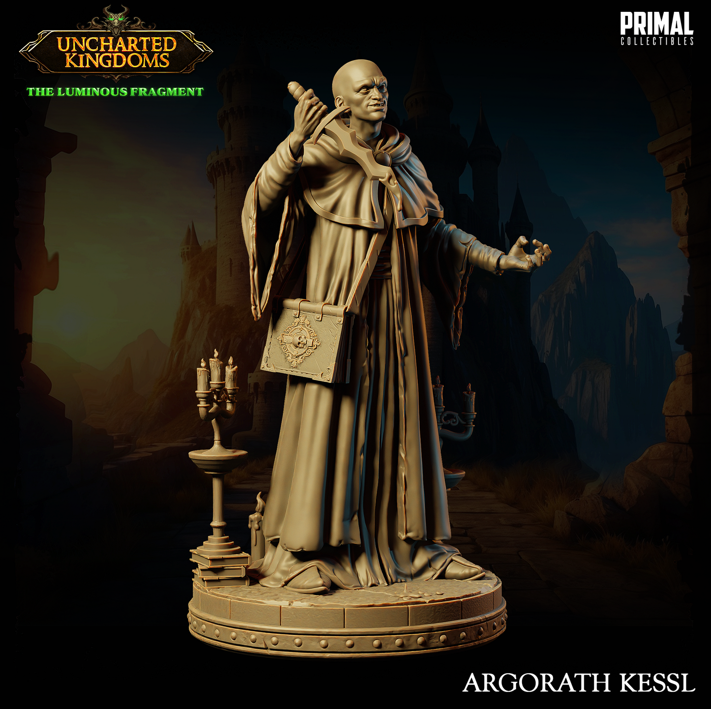 DNDUK - Akar Kessell - Argorath Kessl - Male Dark Wizard miniature