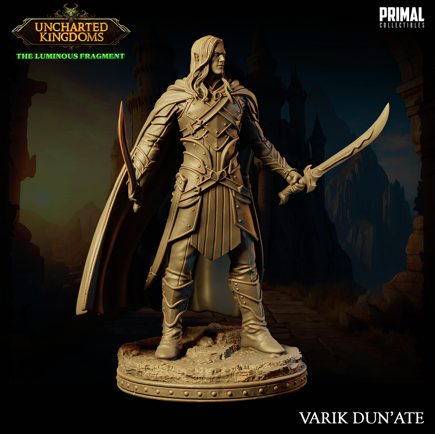 DNDUK - Drizzt Do Urden - Varik Dun Ate - Male Drow Dark Elf miniature