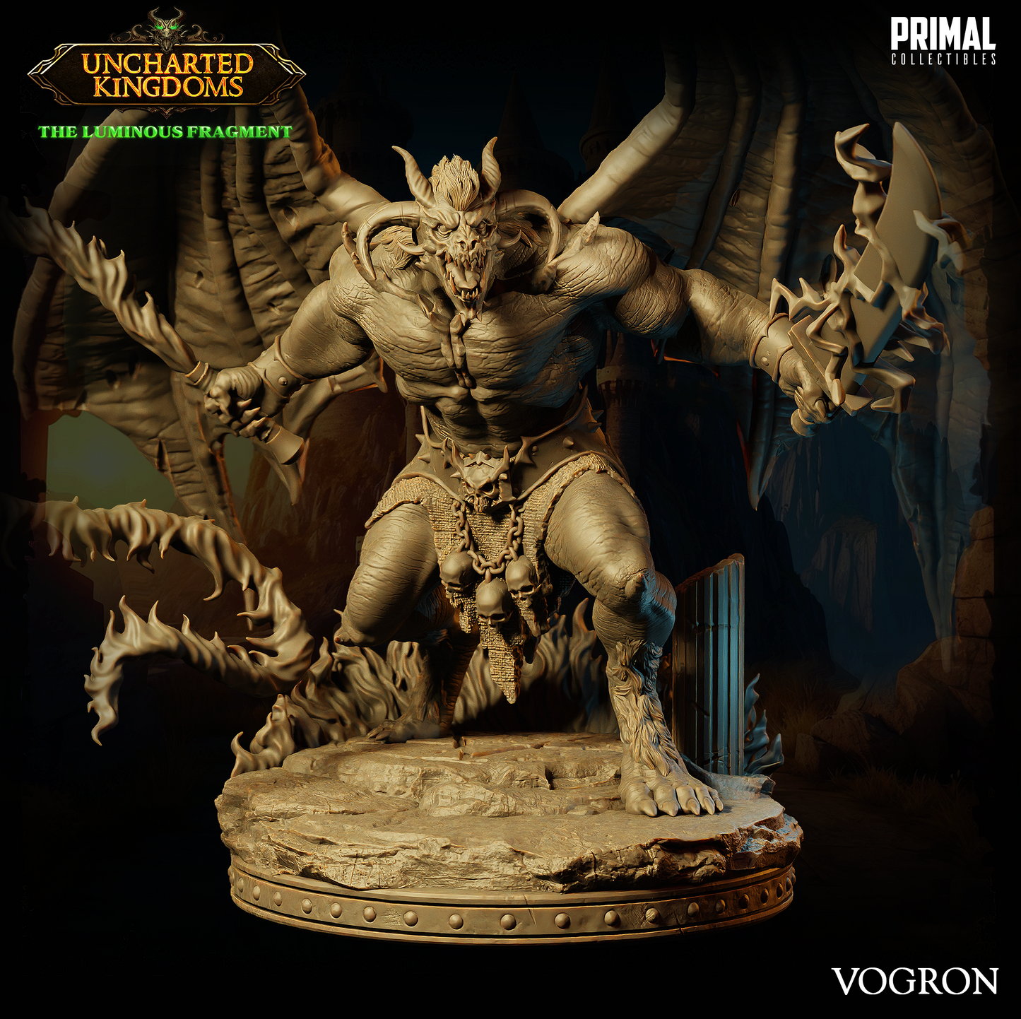 DNDUK - Errtu - Vogron The Balor Lord of the Abyss - Demon miniature
