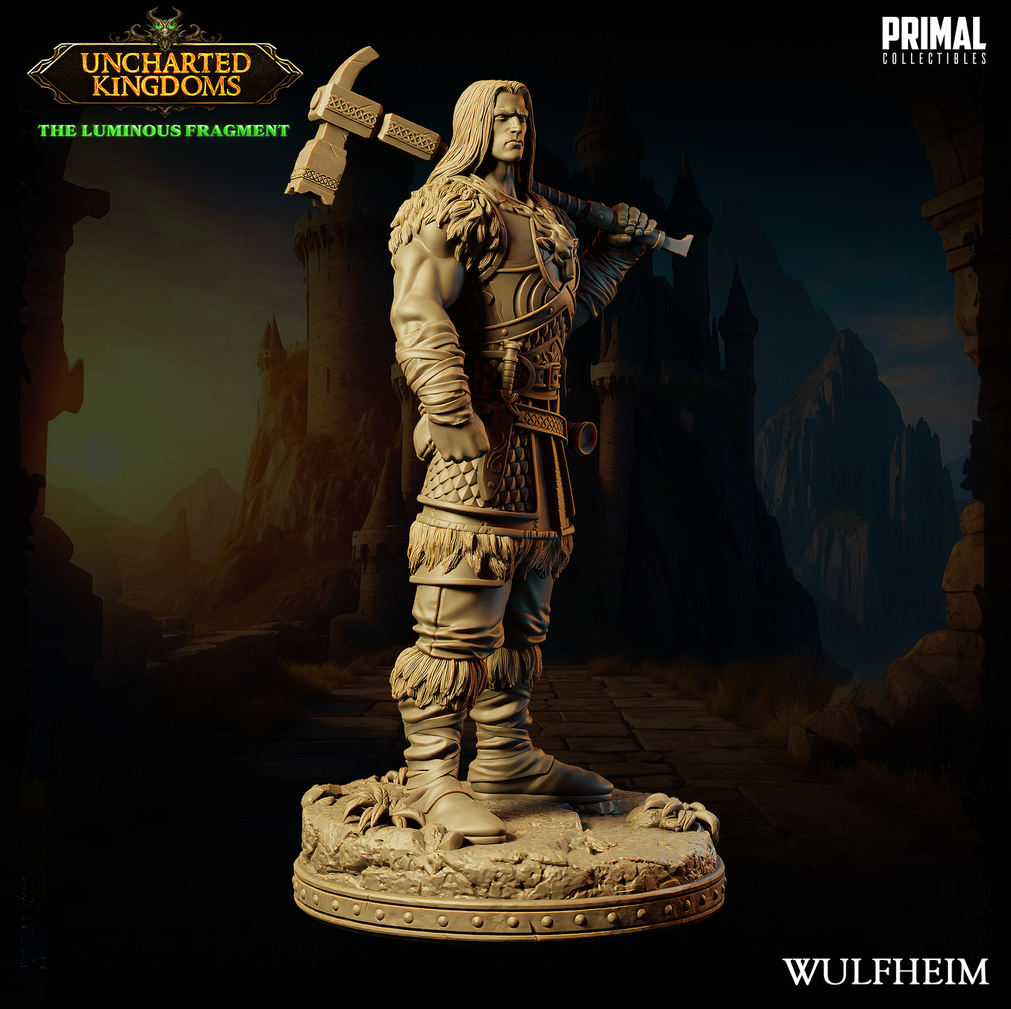 DNDUK - Wulfgar - Wulfheim Dragon Bane - Human Male Barbarian miniature