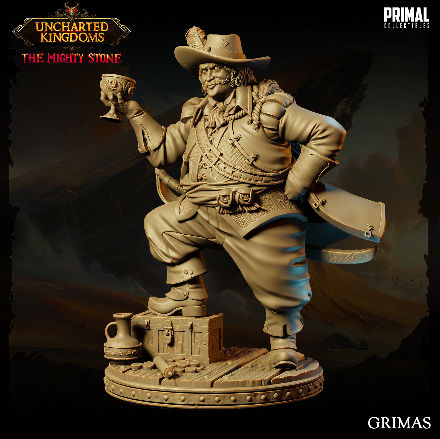 DNDUK - Mirt The Moneylender - Mertonius - Male Human Rogue miniature