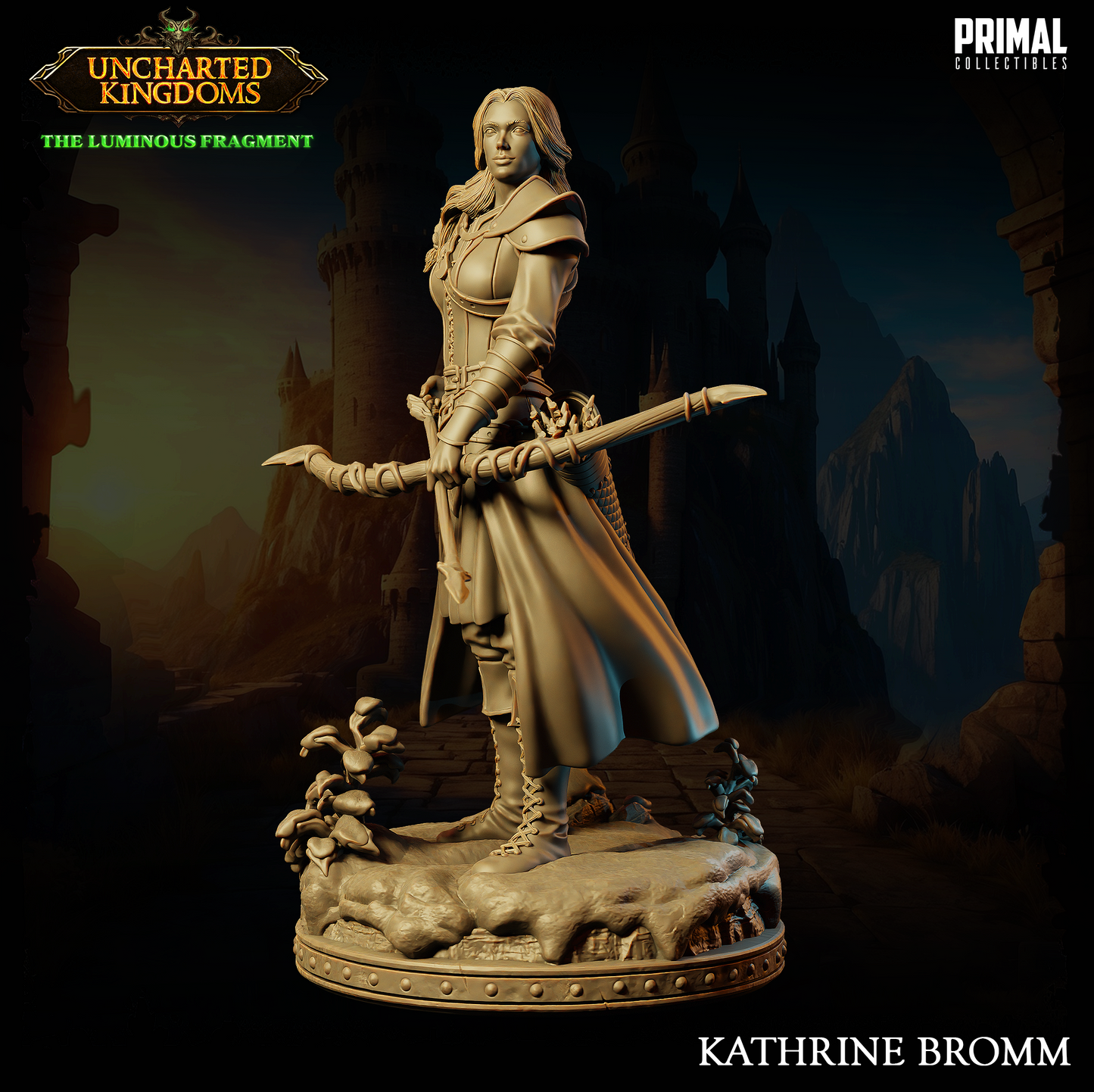 DNDUK - Young Catti-Brie - Kathrine Bromm - Female Human Archer miniature
