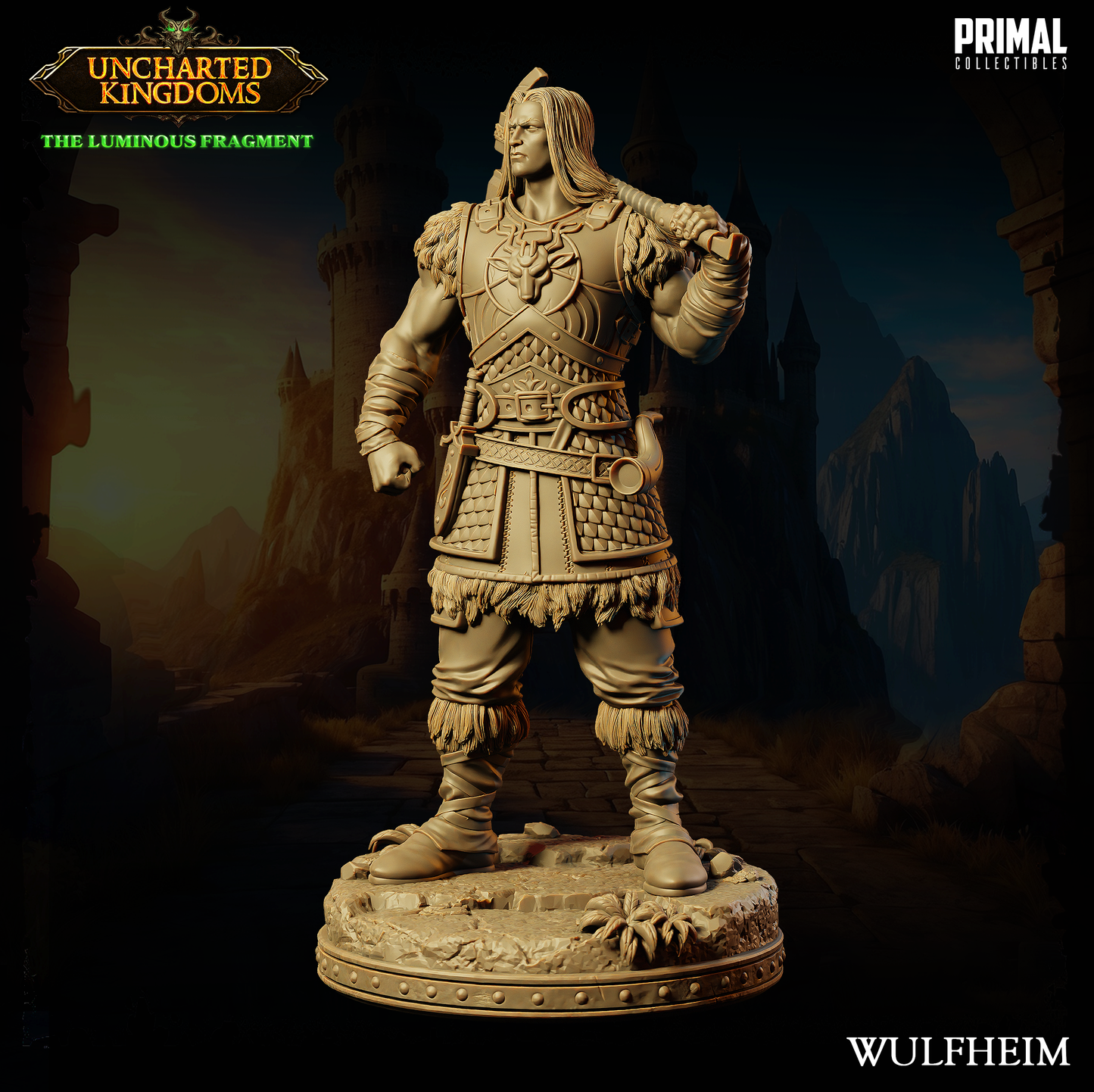 DNDUK - Wulfgar - Wulfheim Dragon Bane - Human Male Barbarian miniature