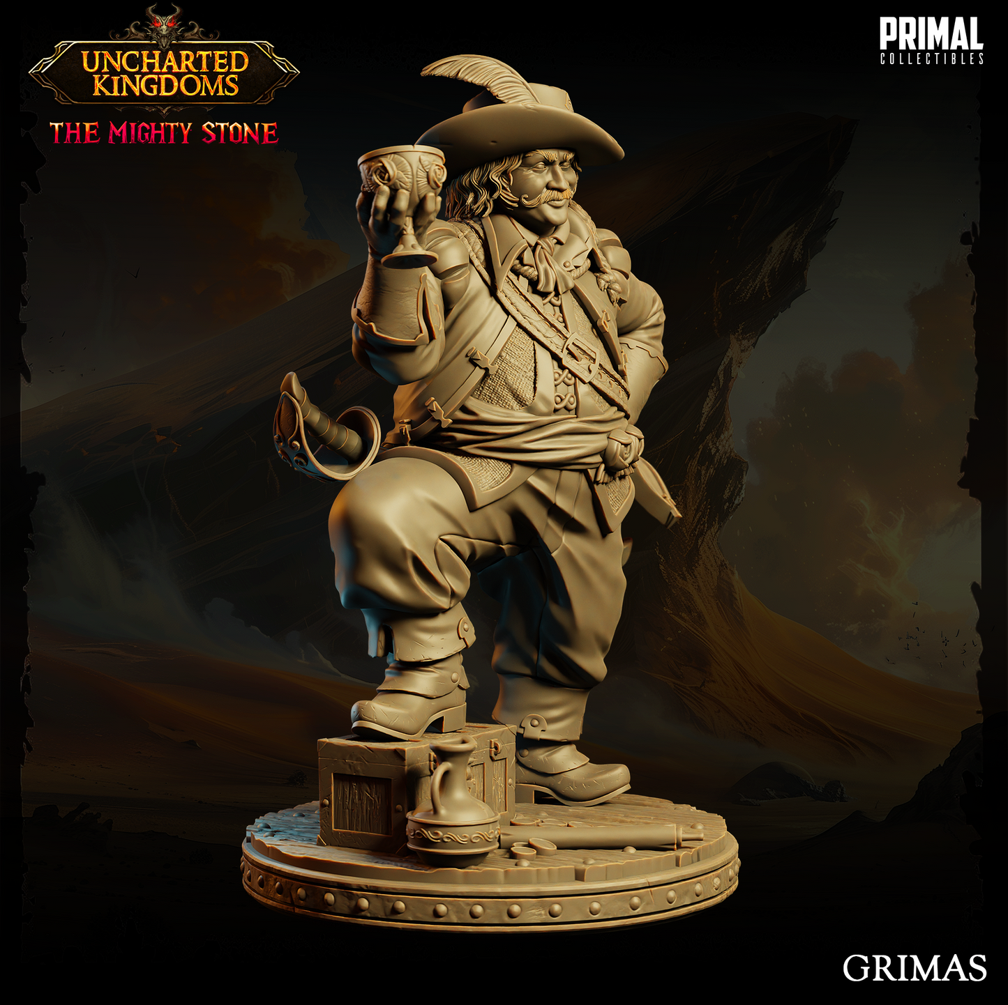 DNDUK - Mirt The Moneylender - Mertonius - Male Human Rogue miniature