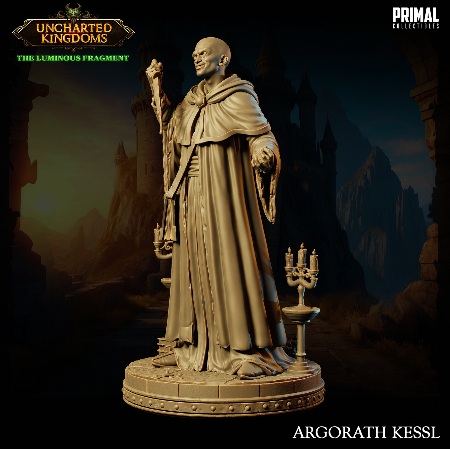 DNDUK - Akar Kessell - Argorath Kessl - Male Dark Wizard miniature