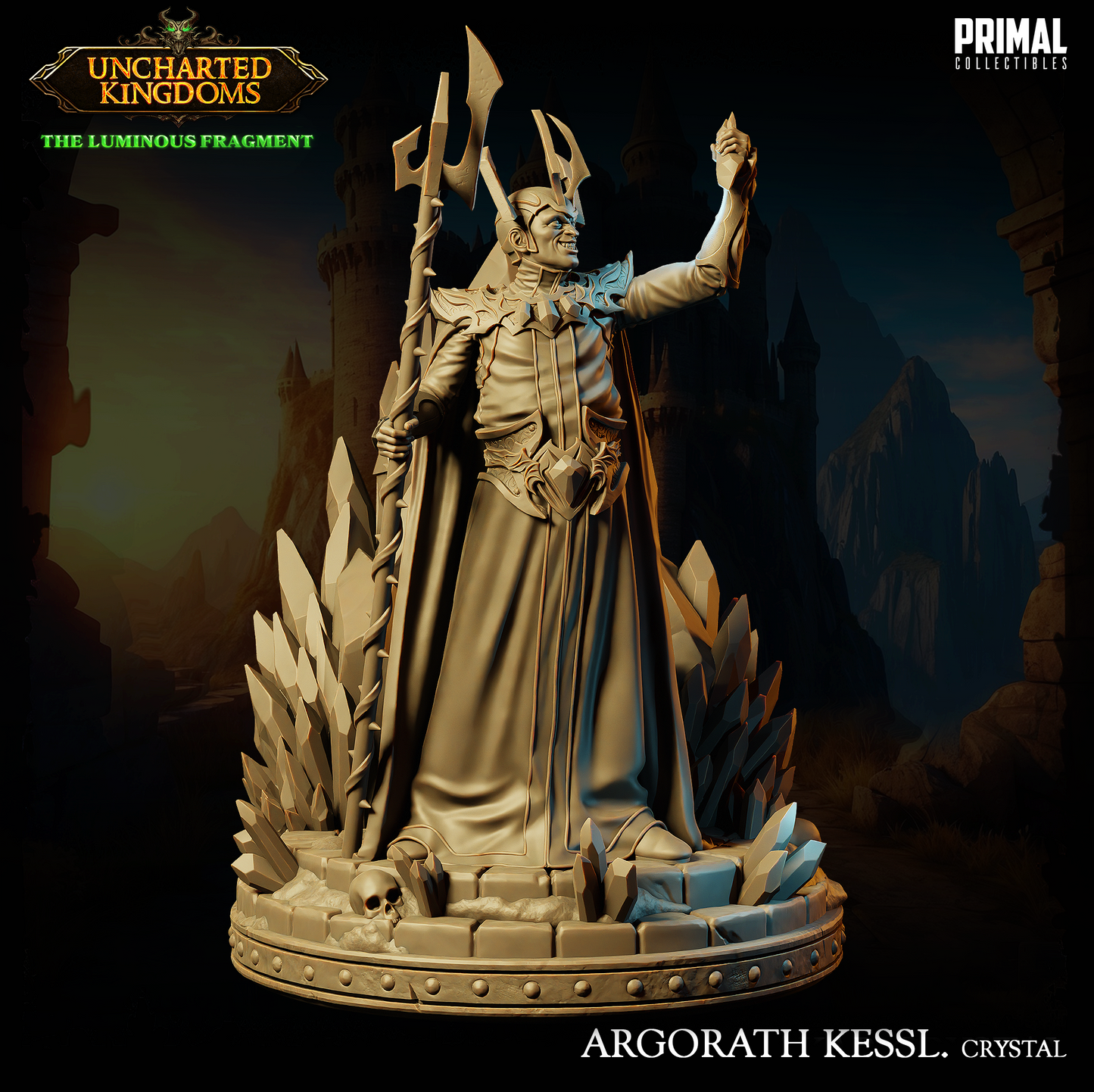 DNDUK - Akar Kessell Empowered - Argorath Kessl - Male Dark Wizard miniature
