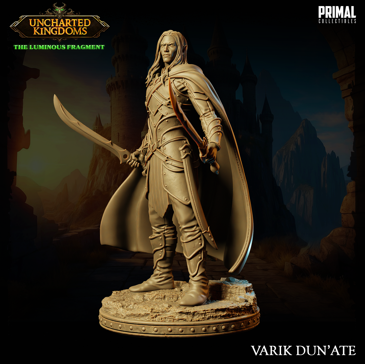 DNDUK - Drizzt Do Urden - Varik Dun Ate - Male Drow Dark Elf miniature