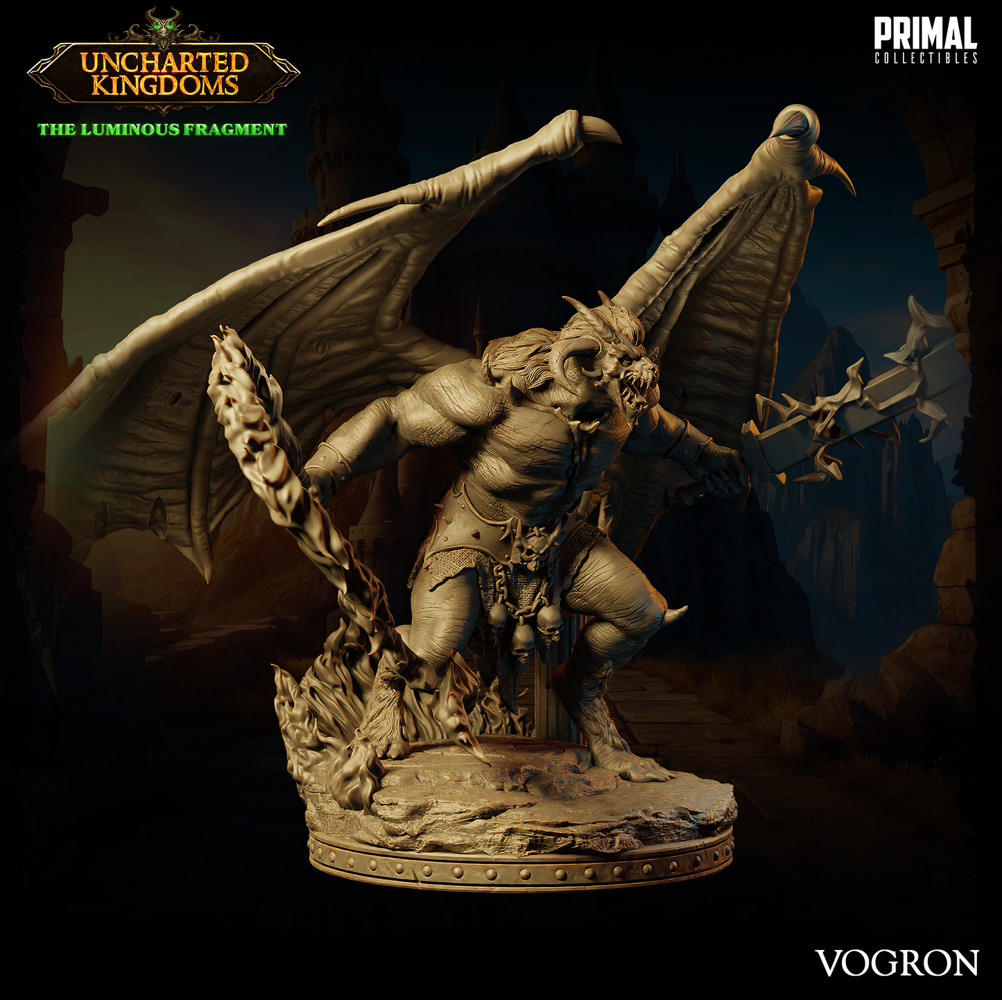 DNDUK - Errtu - Vogron The Balor Lord of the Abyss - Demon miniature