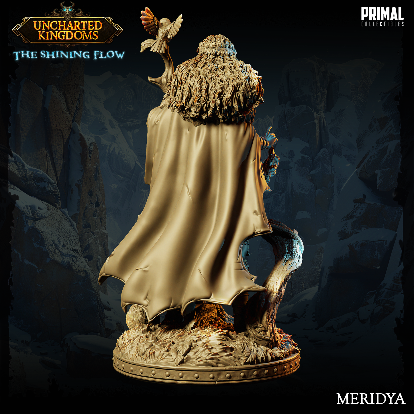 DNDUK - Meridya the Druid - Female Human Druid miniature