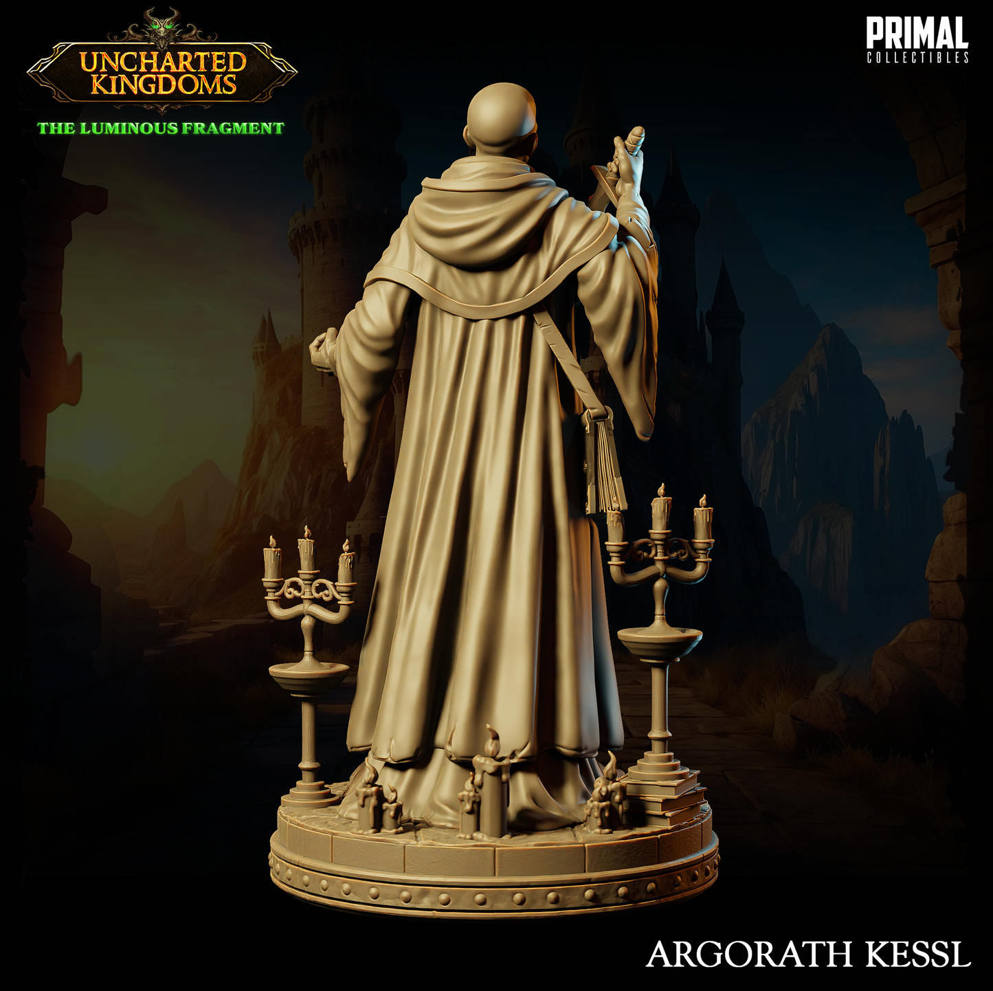 DNDUK - Akar Kessell - Argorath Kessl - Male Dark Wizard miniature