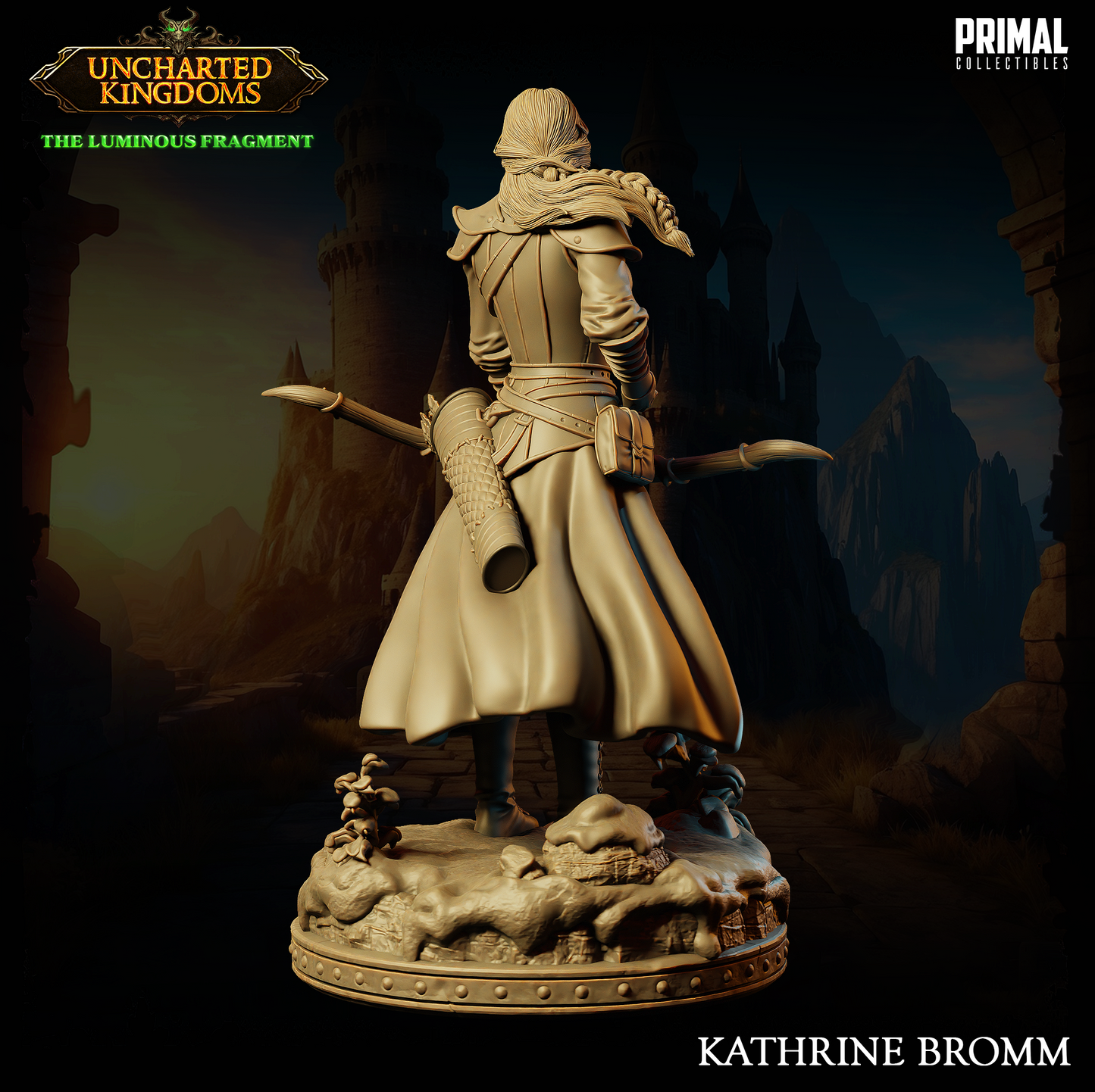 DNDUK - Young Catti-Brie - Kathrine Bromm - Female Human Archer miniature