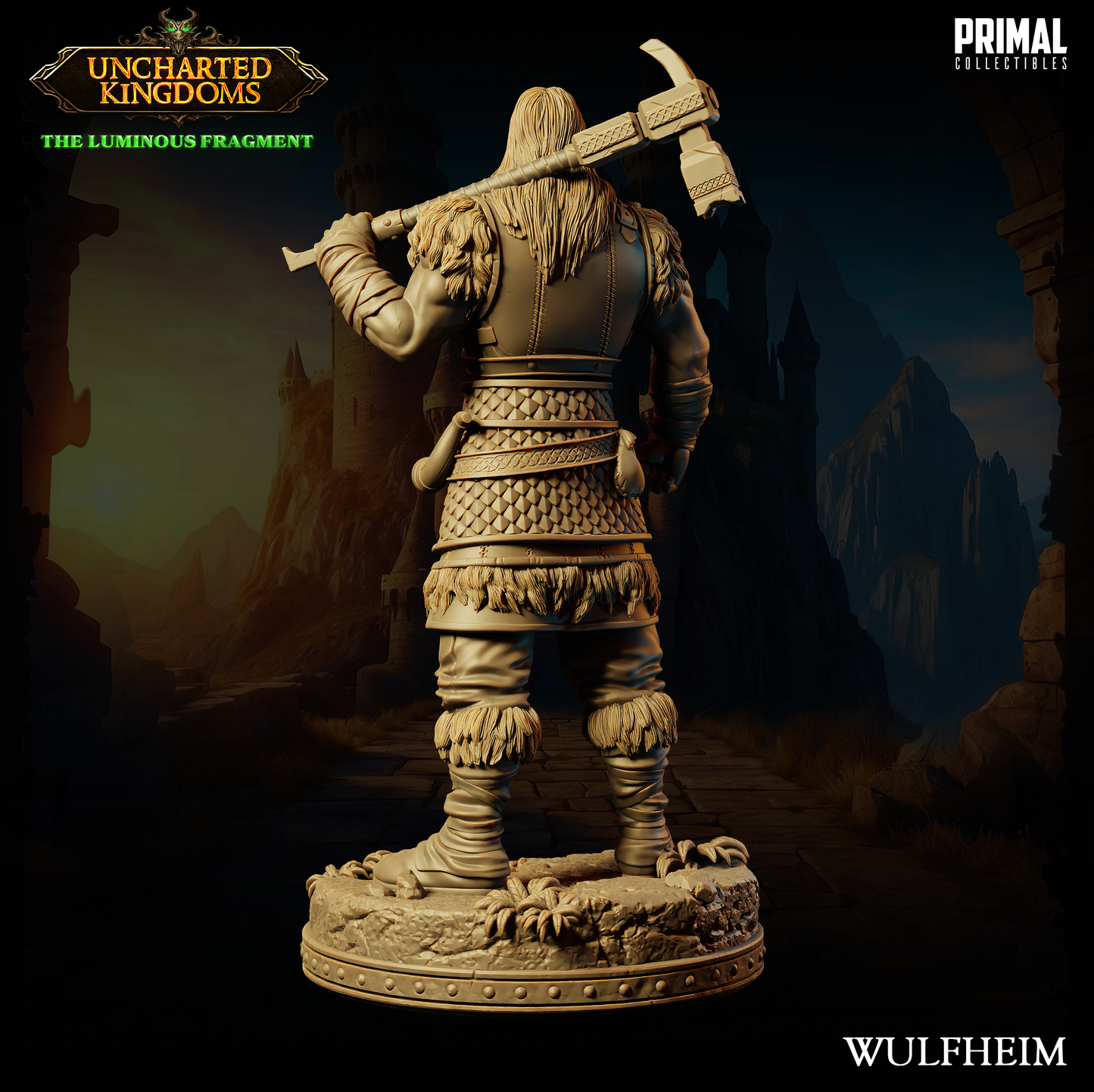 DNDUK - Wulfgar - Wulfheim Dragon Bane - Human Male Barbarian miniature