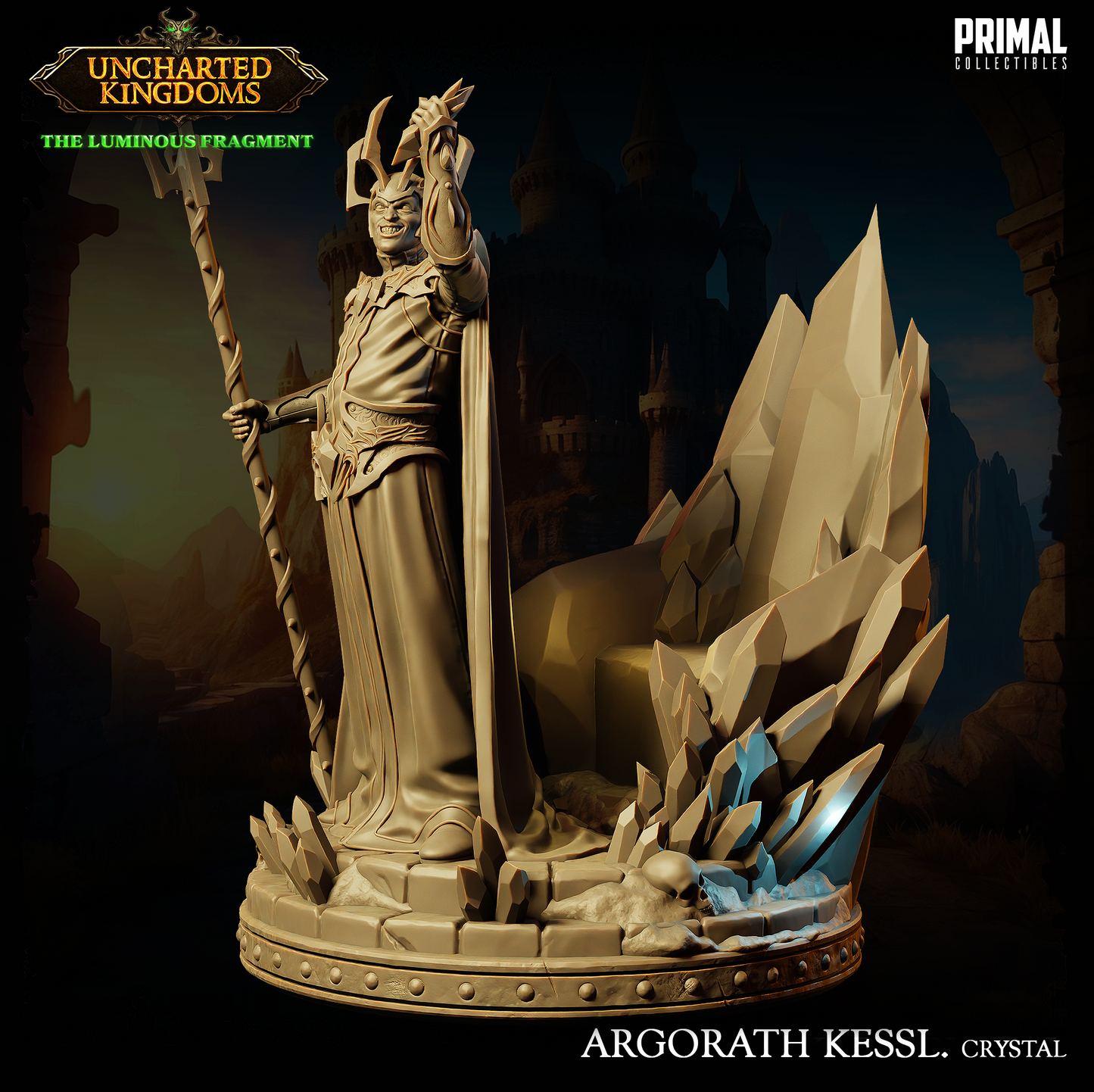 DNDUK - Akar Kessell Empowered - Argorath Kessl - Male Dark Wizard miniature