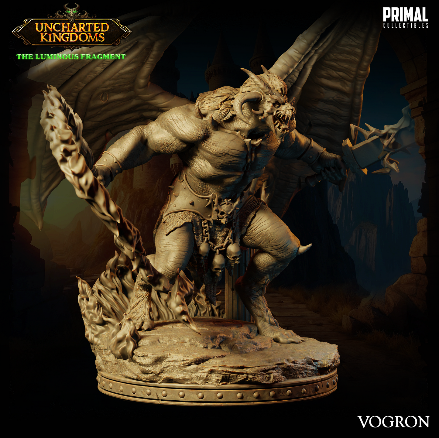 DNDUK - Errtu - Vogron The Balor Lord of the Abyss - Demon miniature