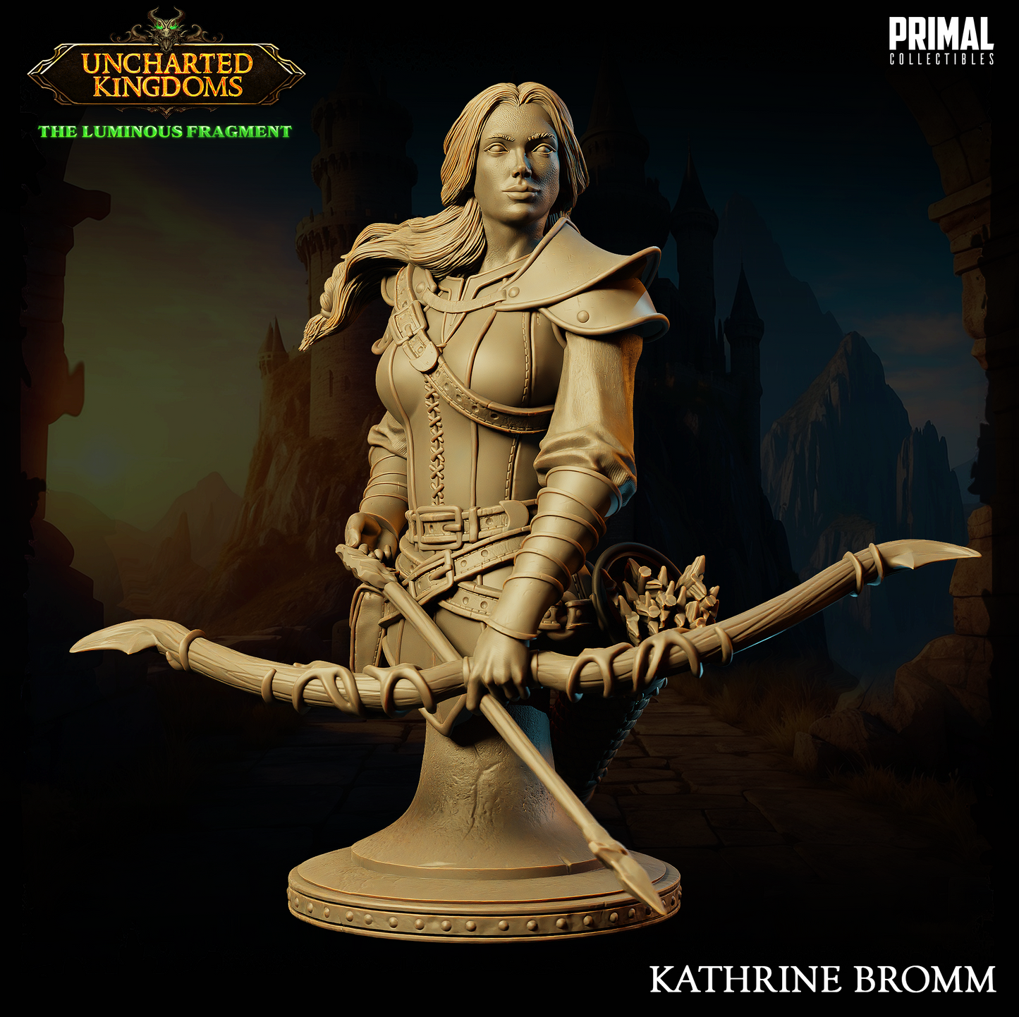 DNDUK - Young Catti-Brie - Kathrine Bromm - Female Human Archer miniature