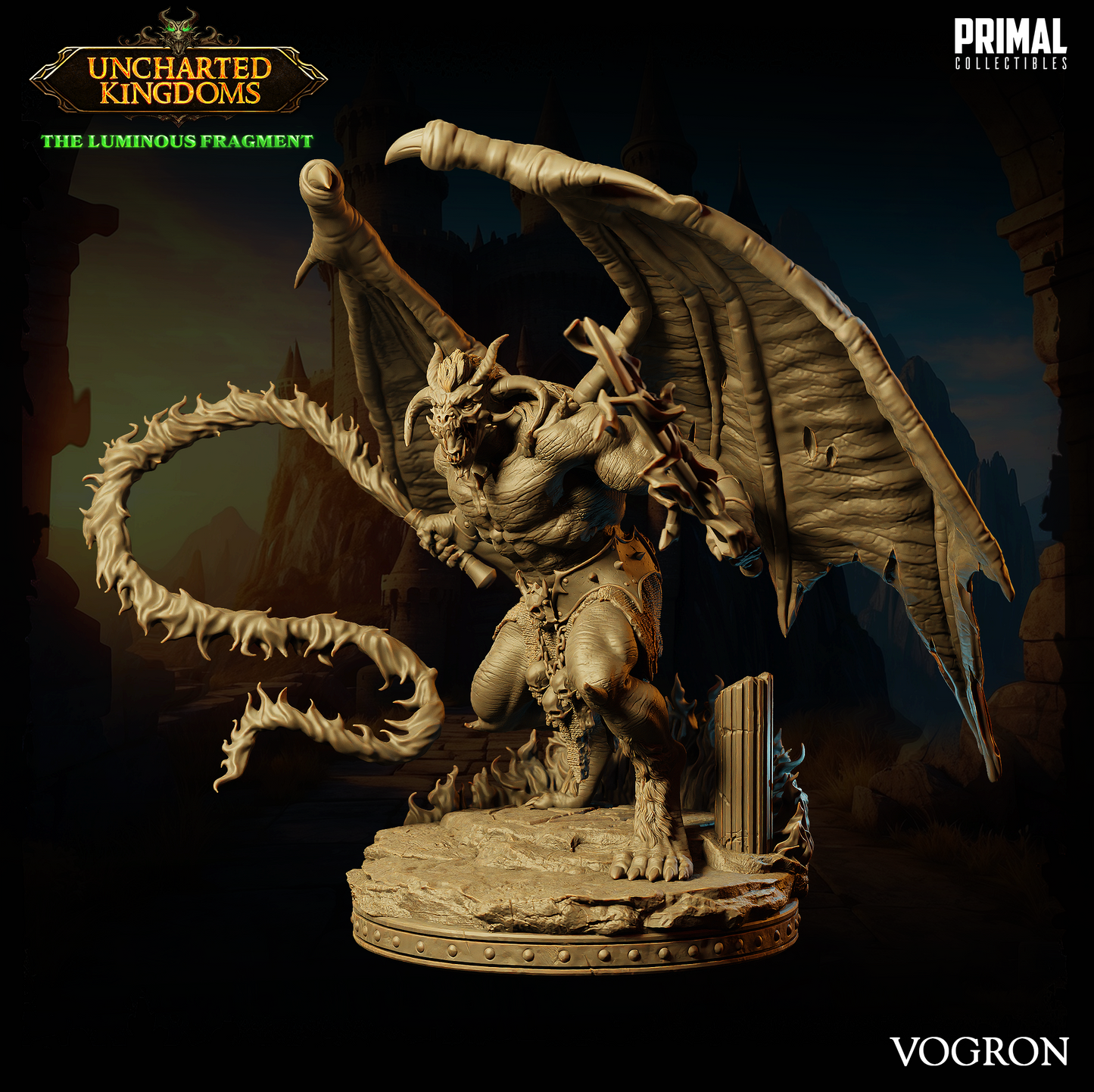 DNDUK - Errtu - Vogron The Balor Lord of the Abyss - Demon miniature