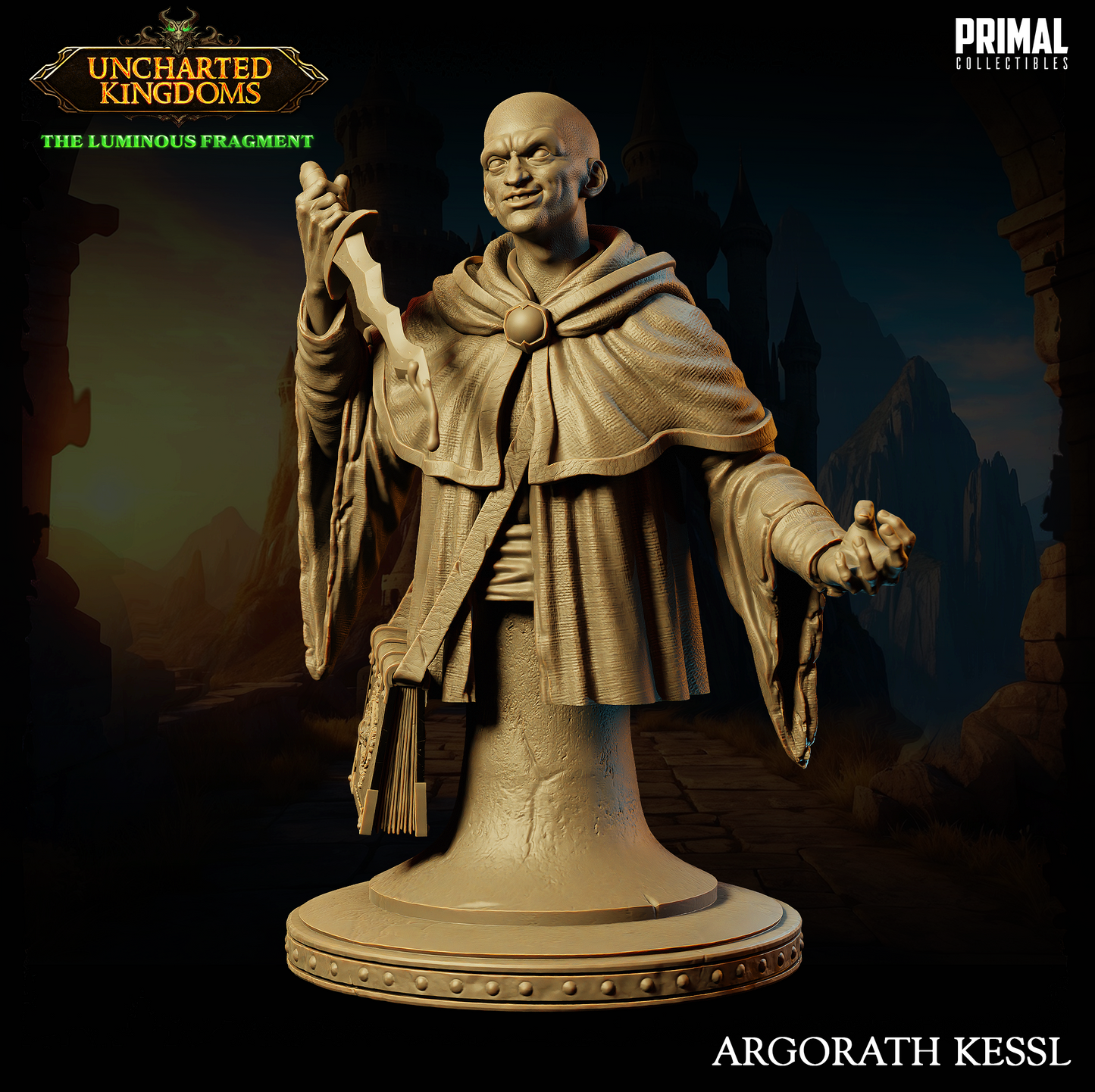 DNDUK - Akar Kessell - Argorath Kessl - Male Dark Wizard miniature