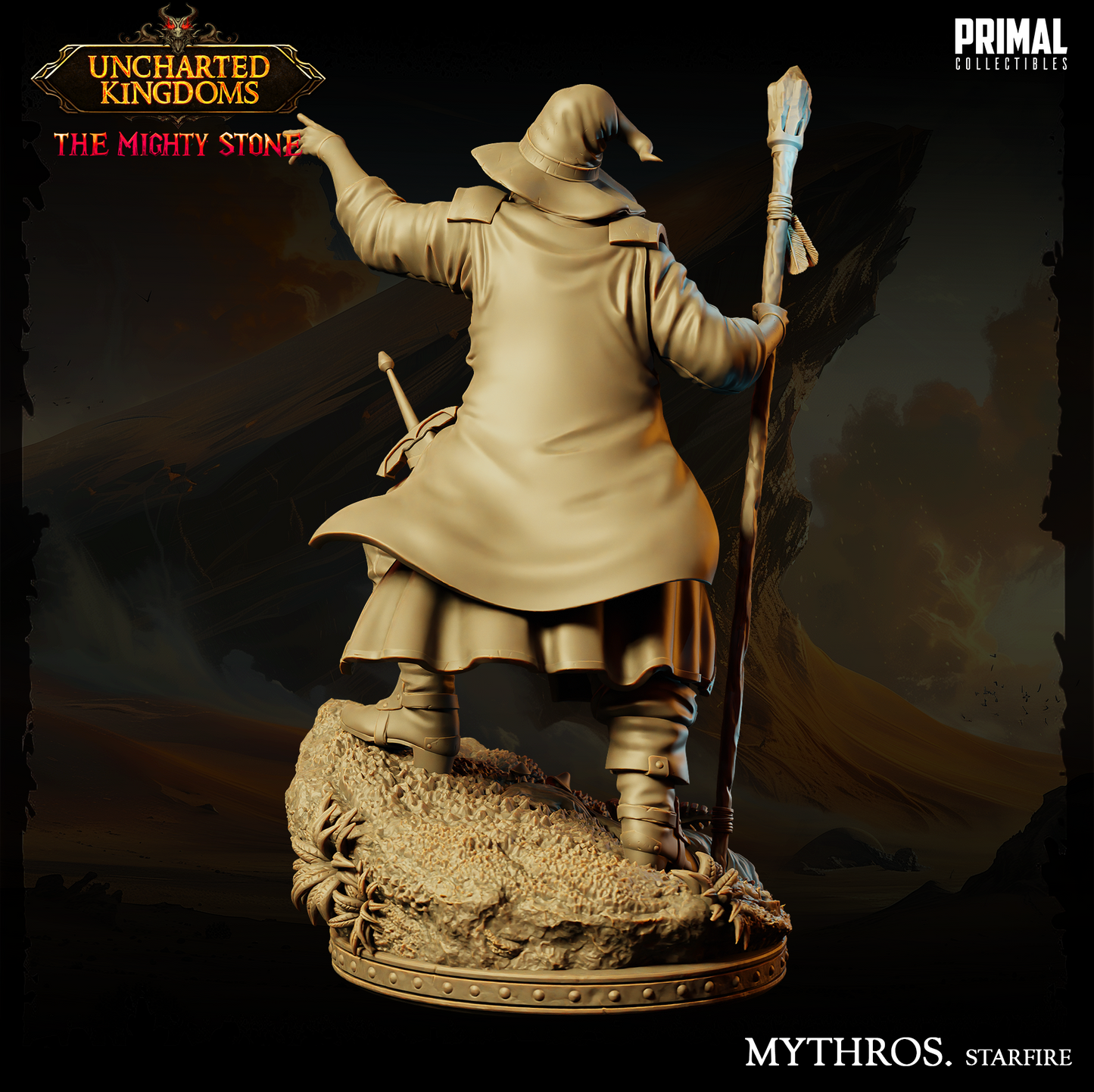 DNDUK - Elminster Aumar- Mythros - Male human Wizard miniature