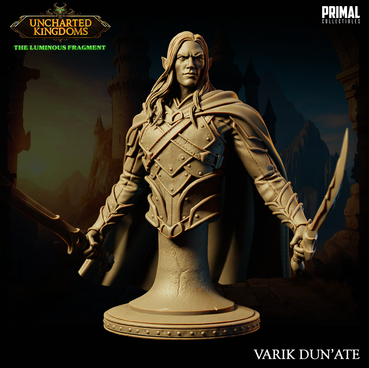 DNDUK - Drizzt Do Urden - Varik Dun Ate - Male Drow Dark Elf miniature