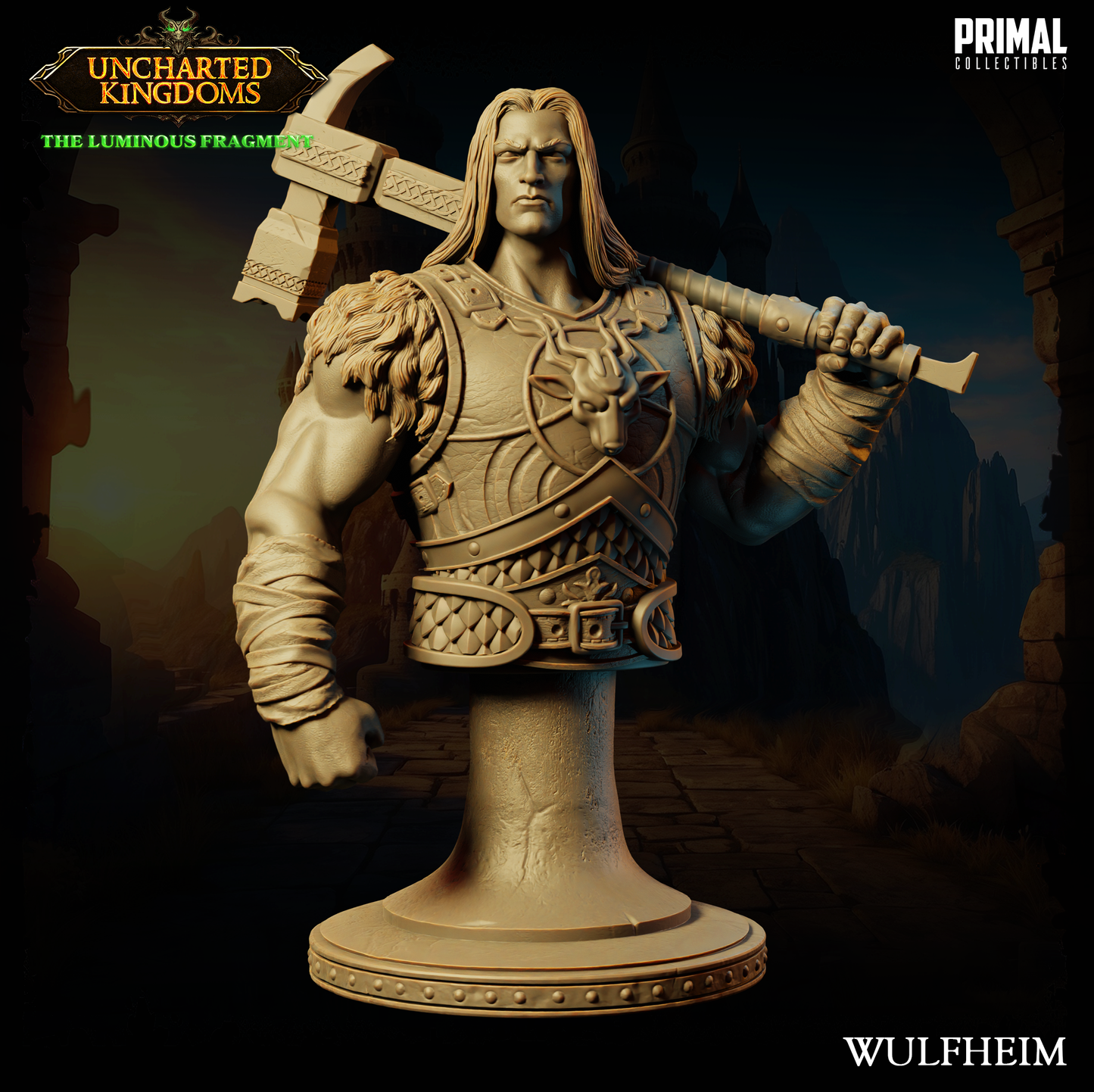 DNDUK - Wulfgar - Wulfheim Dragon Bane - Human Male Barbarian miniature