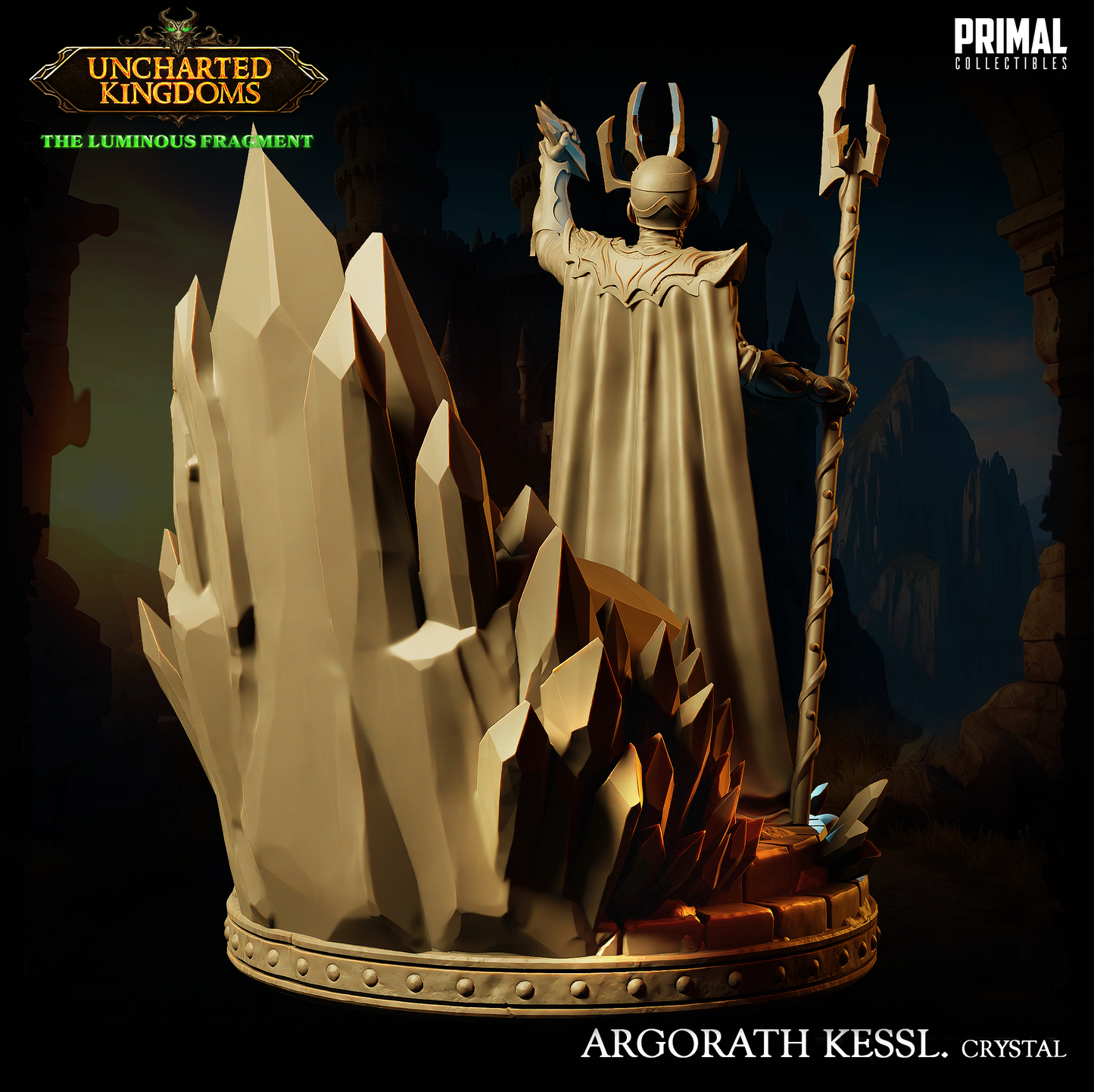 DNDUK - Akar Kessell Empowered - Argorath Kessl - Male Dark Wizard miniature