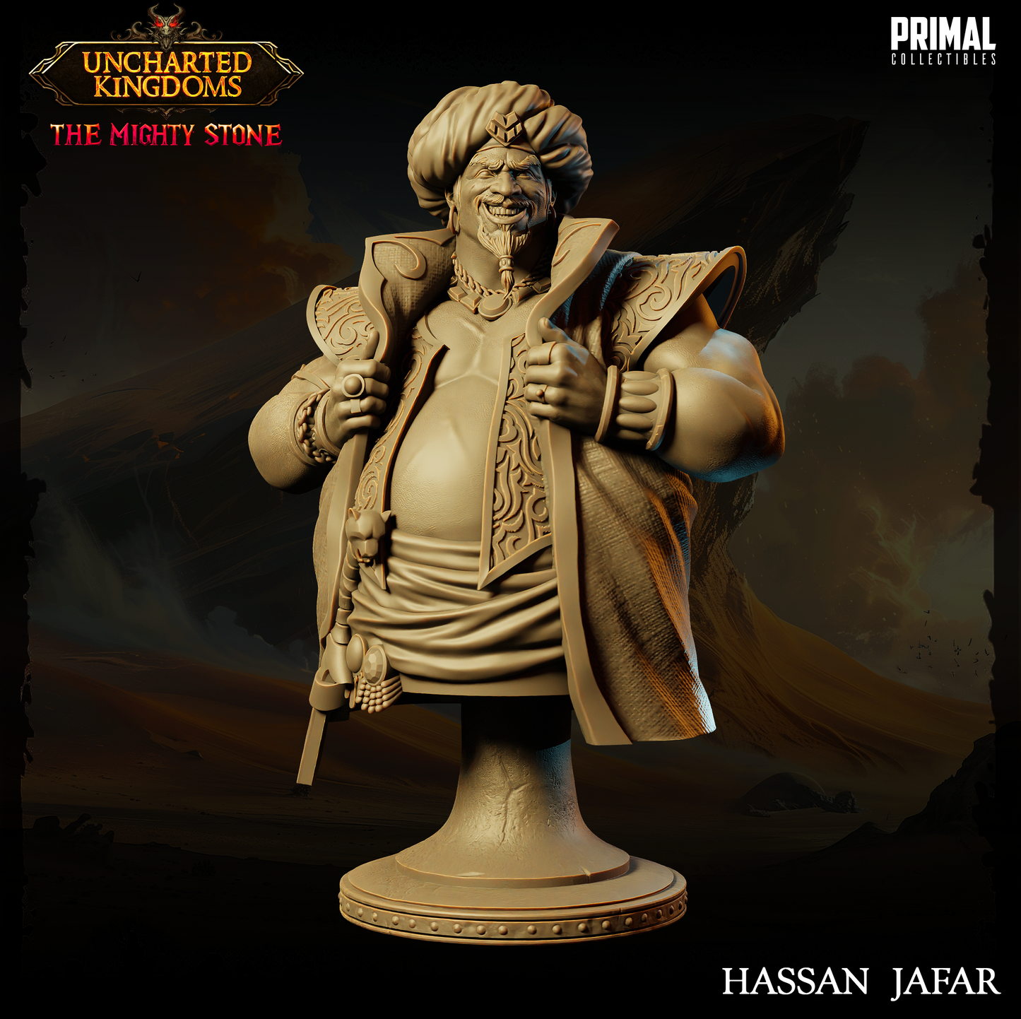 DNDUK - Pasha Pook - Hassan Jafar - Male Human Guildmaster miniature