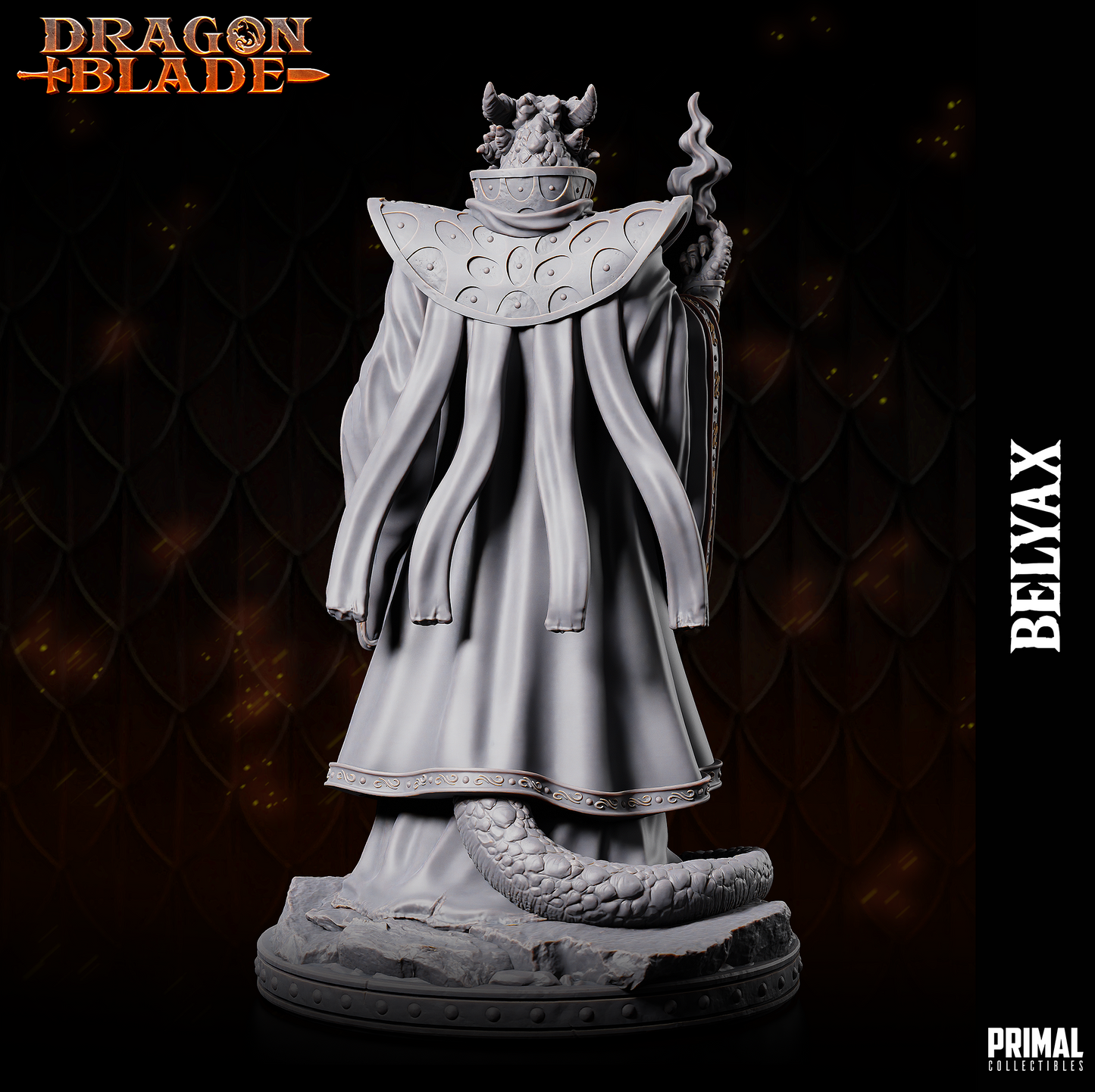 DNDDGL - Belyax - Aurak Draconian Spellcaster - DRAGONBLADE
