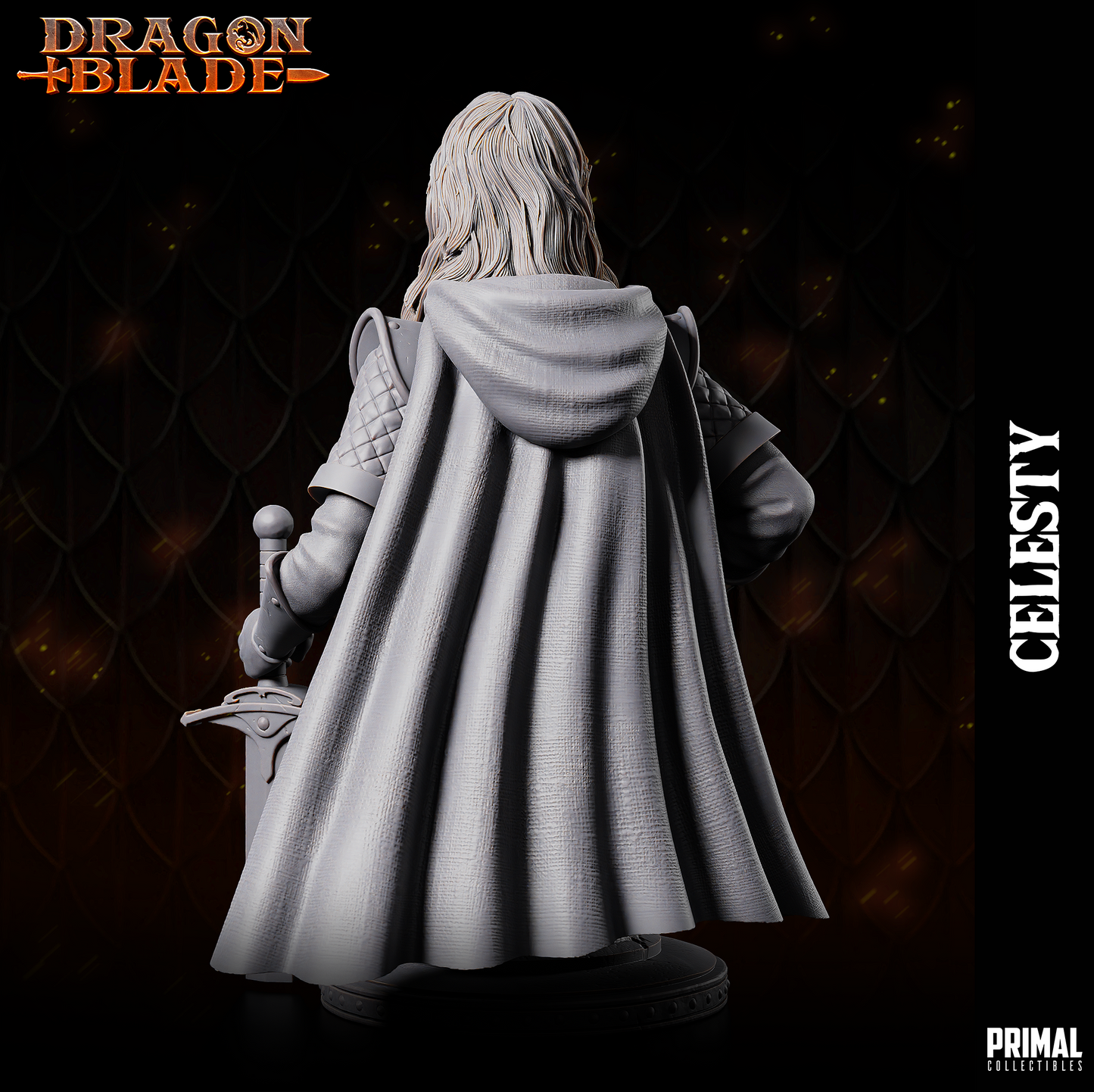 DNDDGL - Celesty Sunwindy - Alhana Starbreeze - - Female Fighter Dragonlance mini