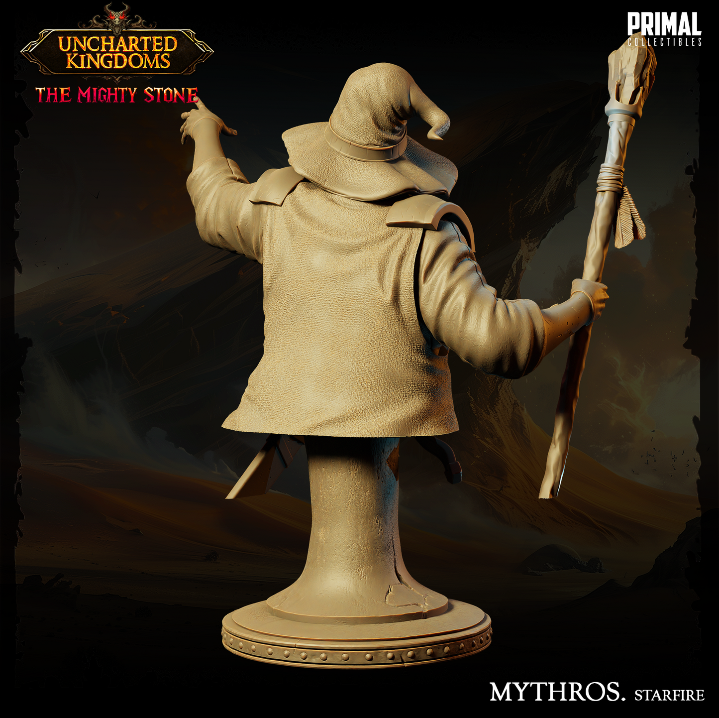 DNDUK - Elminster Aumar- Mythros - Male human Wizard miniature