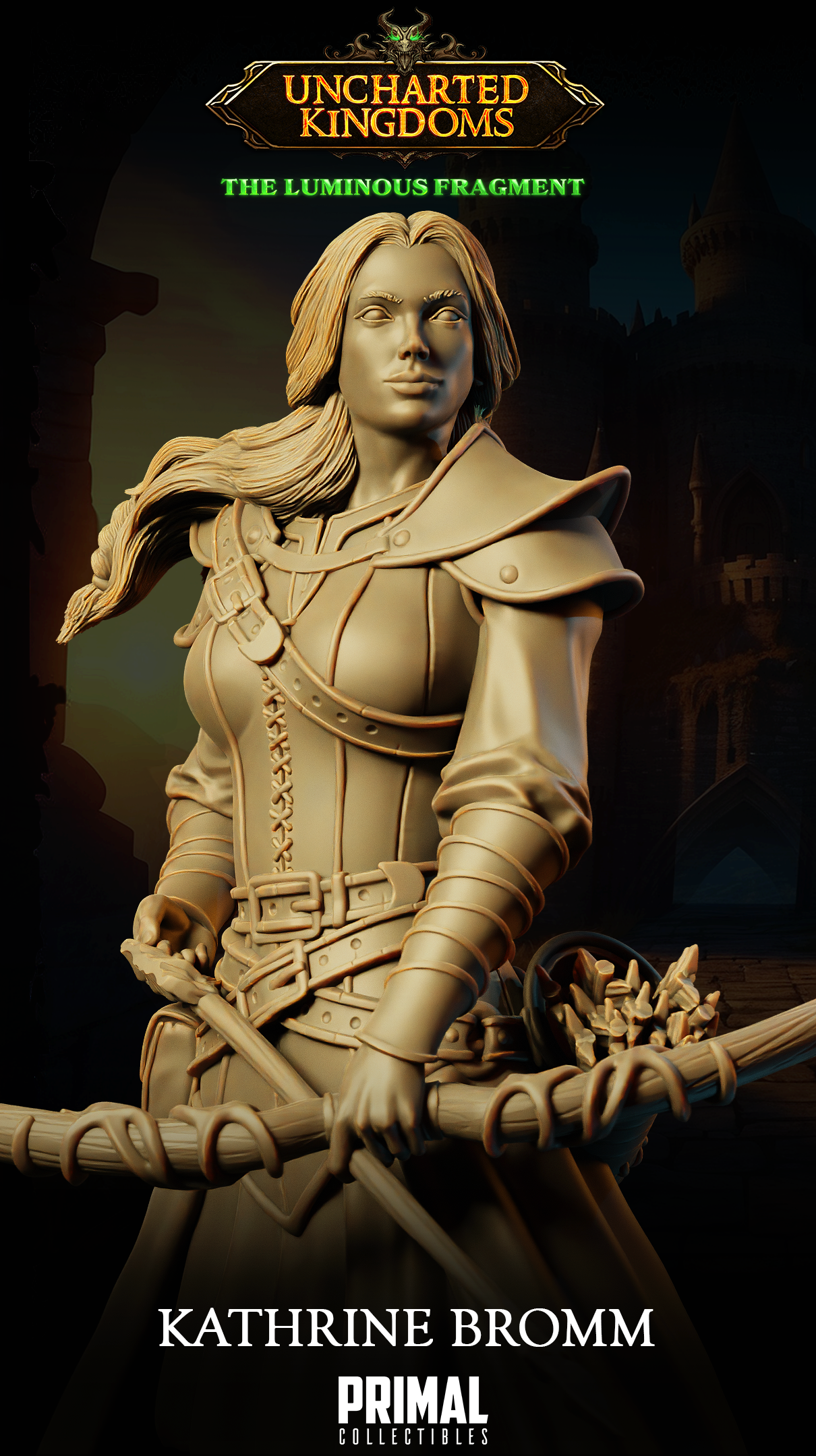 DNDUK - Young Catti-Brie - Kathrine Bromm - Female Human Archer miniature