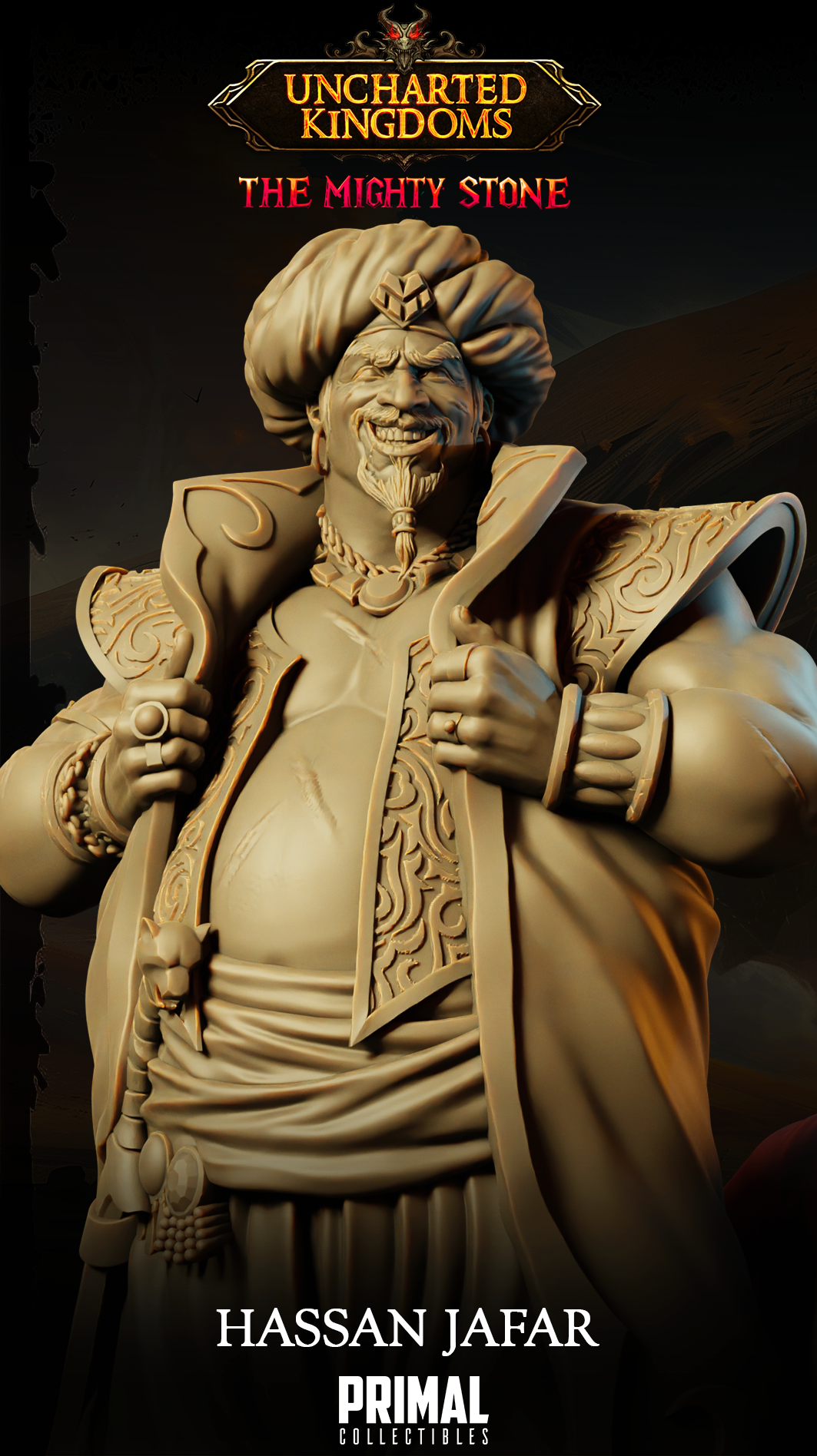 DNDUK - Pasha Pook - Hassan Jafar - Male Human Guildmaster miniature