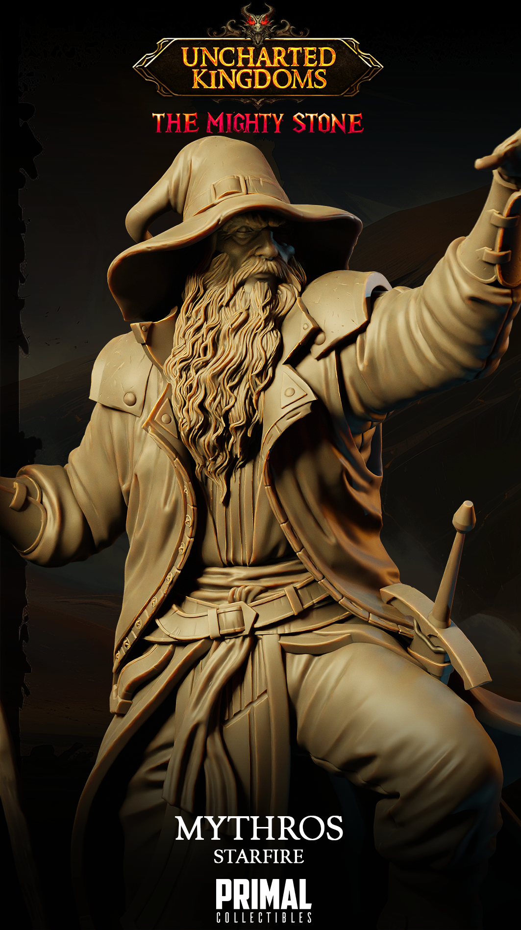 DNDUK - Elminster Aumar- Mythros - Male human Wizard miniature