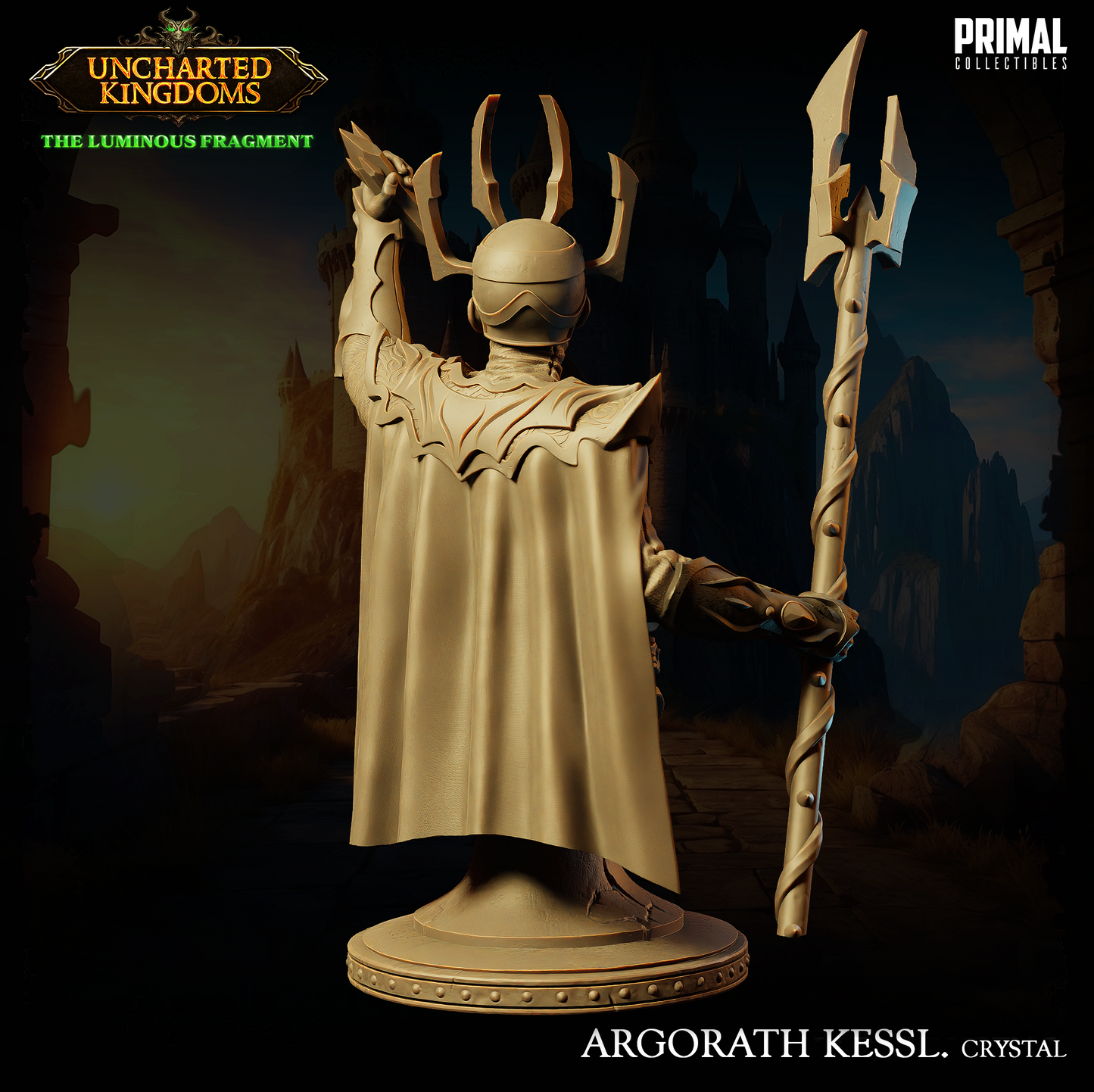 DNDUK - Akar Kessell Empowered - Argorath Kessl - Male Dark Wizard miniature