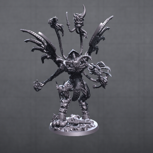 40KDM - Angstmorn Demon Lord Proxy for Grimdark Future