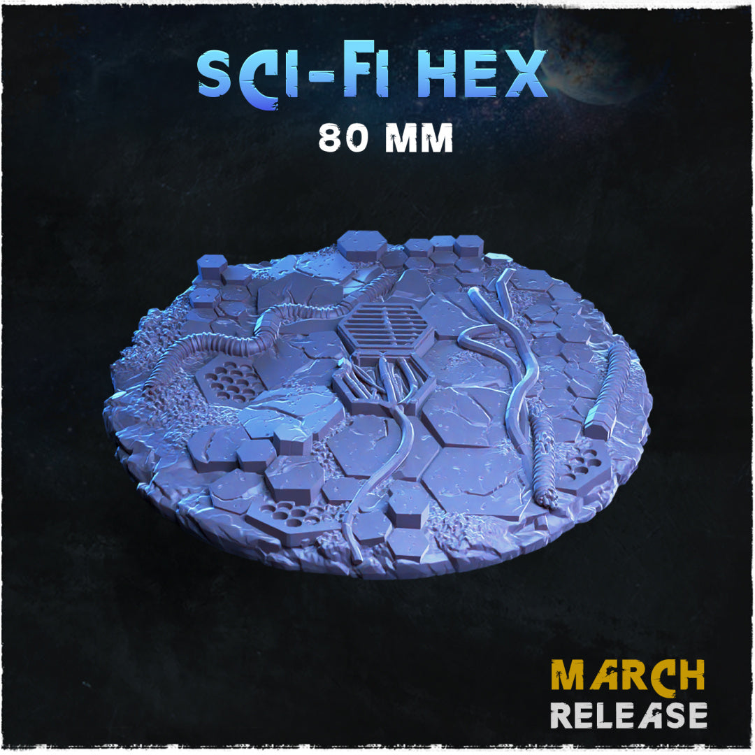 BASES - Sci-fi Hex for wargames and tabletop