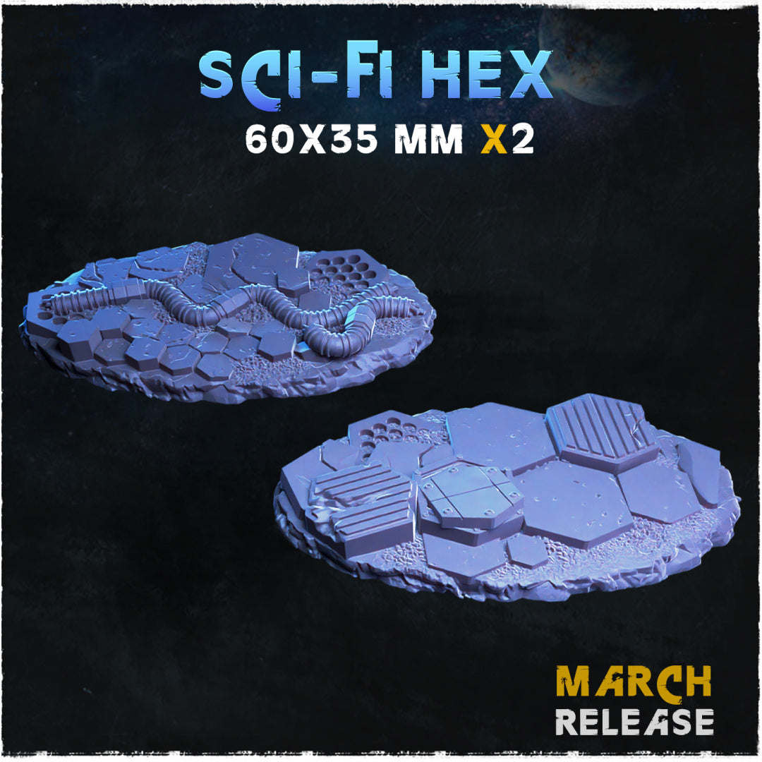 BASES - Sci-fi Hex for wargames and tabletop