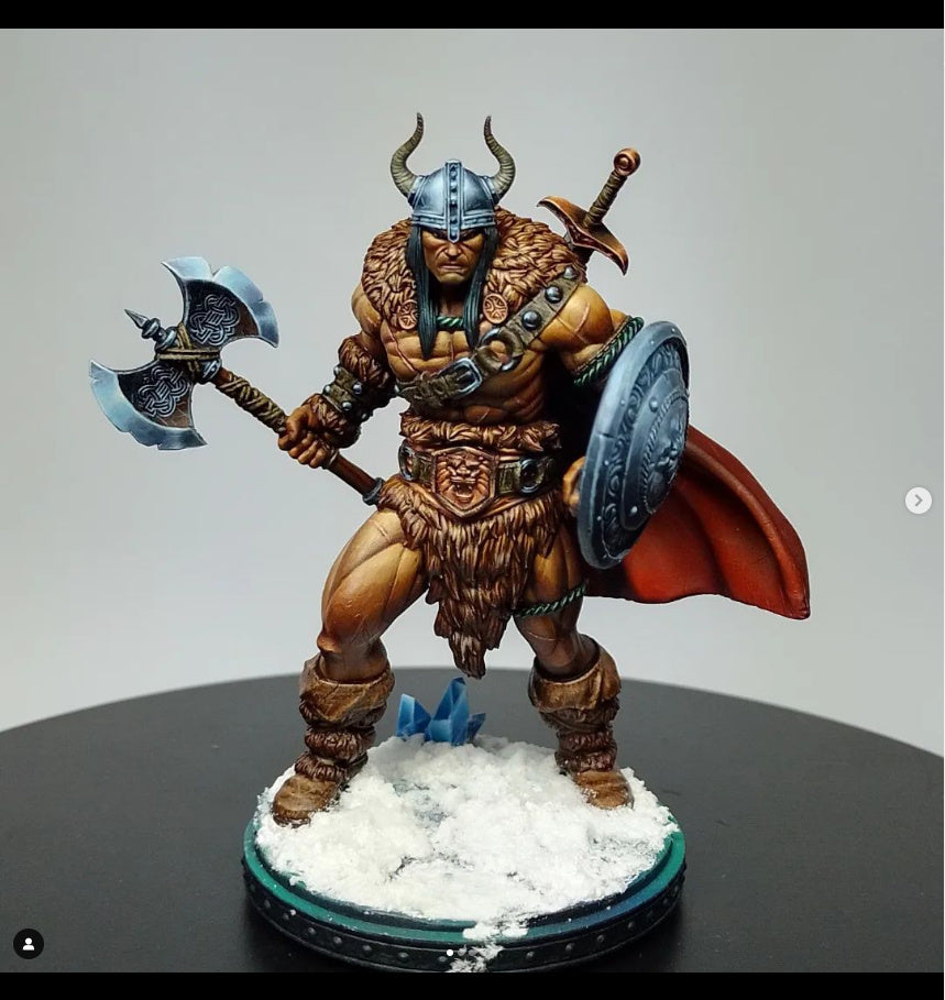 DNDFZD - Kreyvos The Indomitable Iceborn Human Barbarian